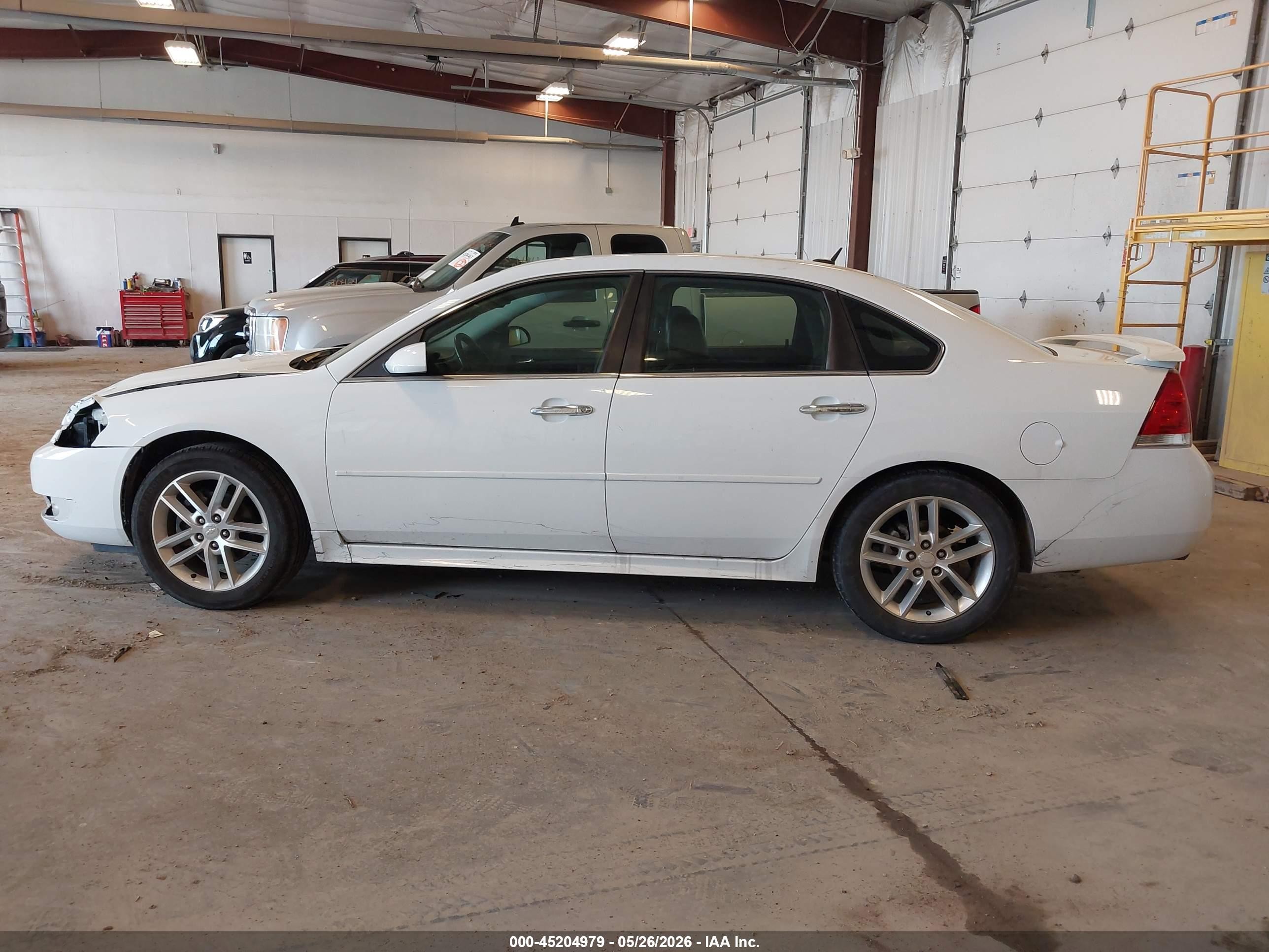 2013 Chevrolet Impala Ltz White vin: 2G1WC5E34D1142081
