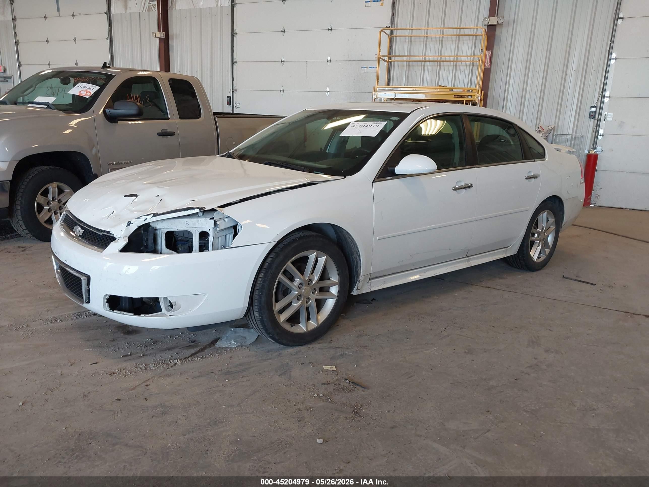 2013 Chevrolet Impala Ltz White vin: 2G1WC5E34D1142081