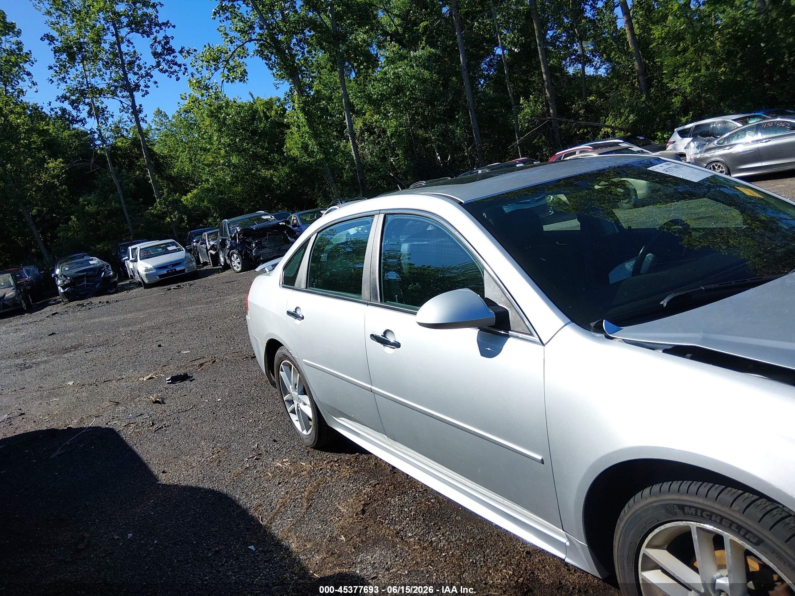 2013 Chevrolet Impala Ltz Silver vin: 2G1WC5E34D1149743