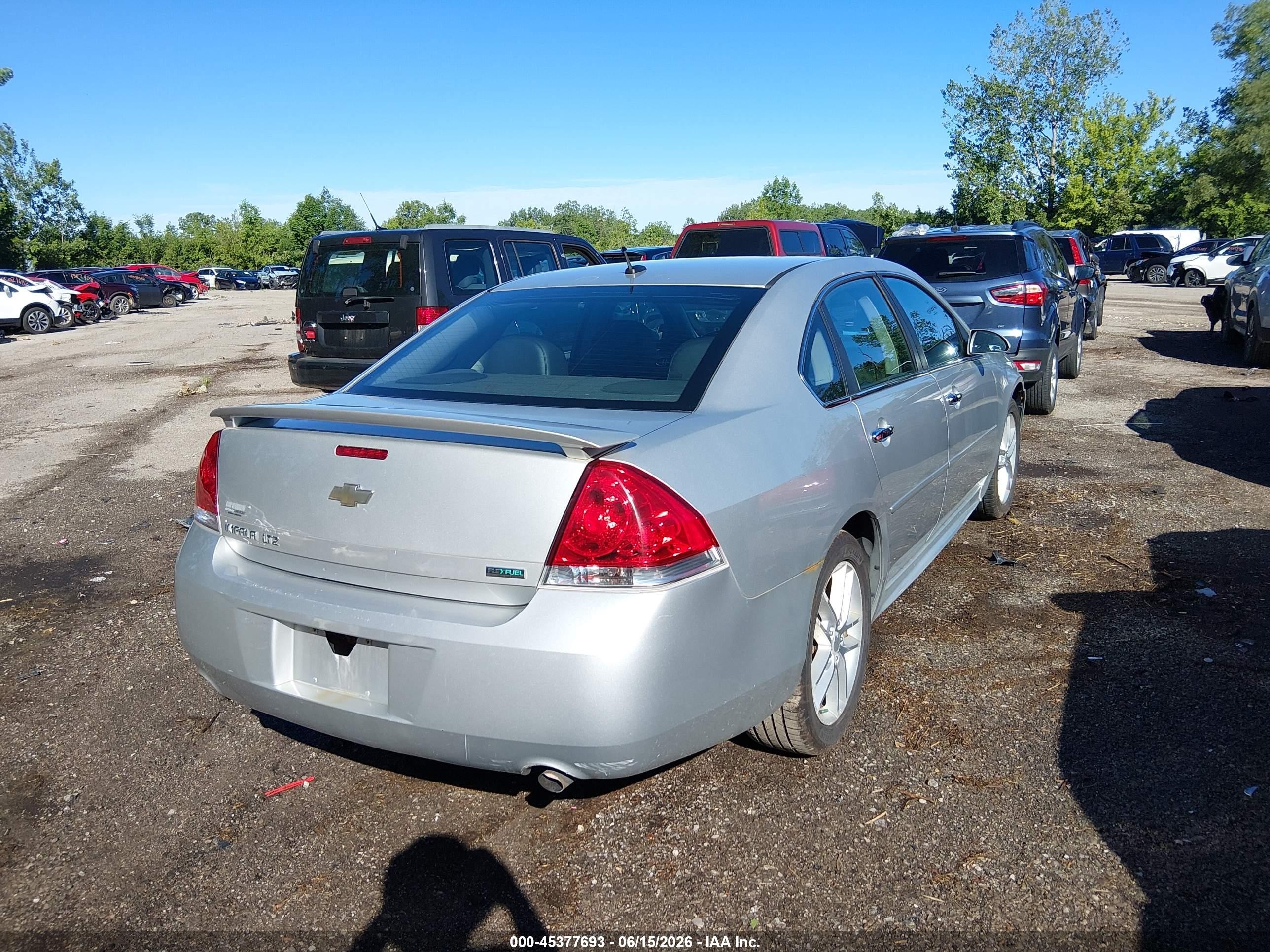 2013 Chevrolet Impala Ltz Silver vin: 2G1WC5E34D1149743