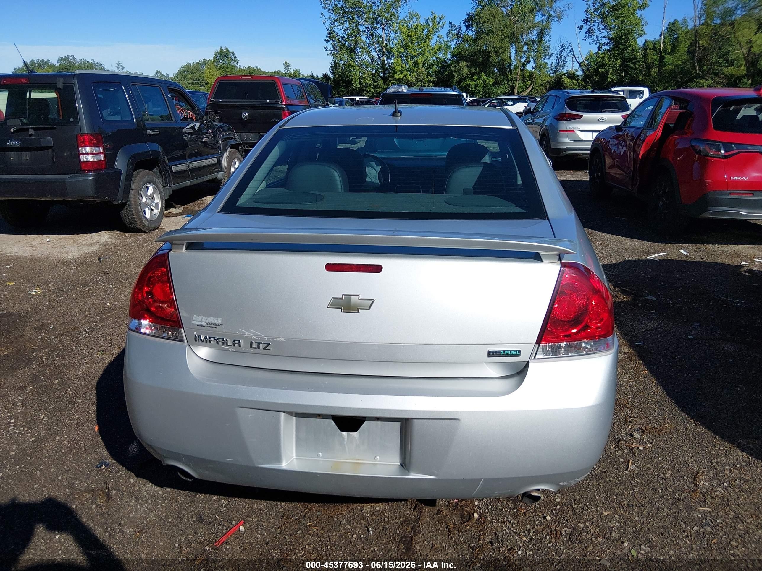 2013 Chevrolet Impala Ltz Silver vin: 2G1WC5E34D1149743