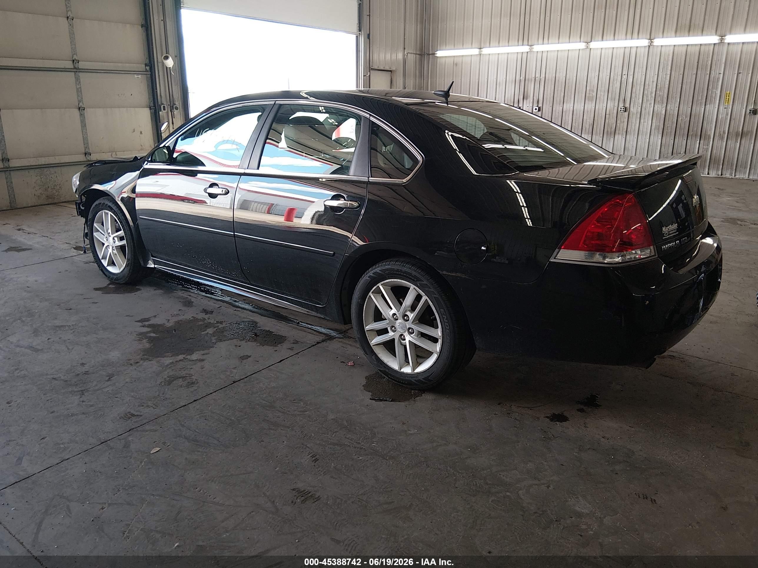 2013 Chevrolet Impala Ltz Black vin: 2G1WC5E34D1158894