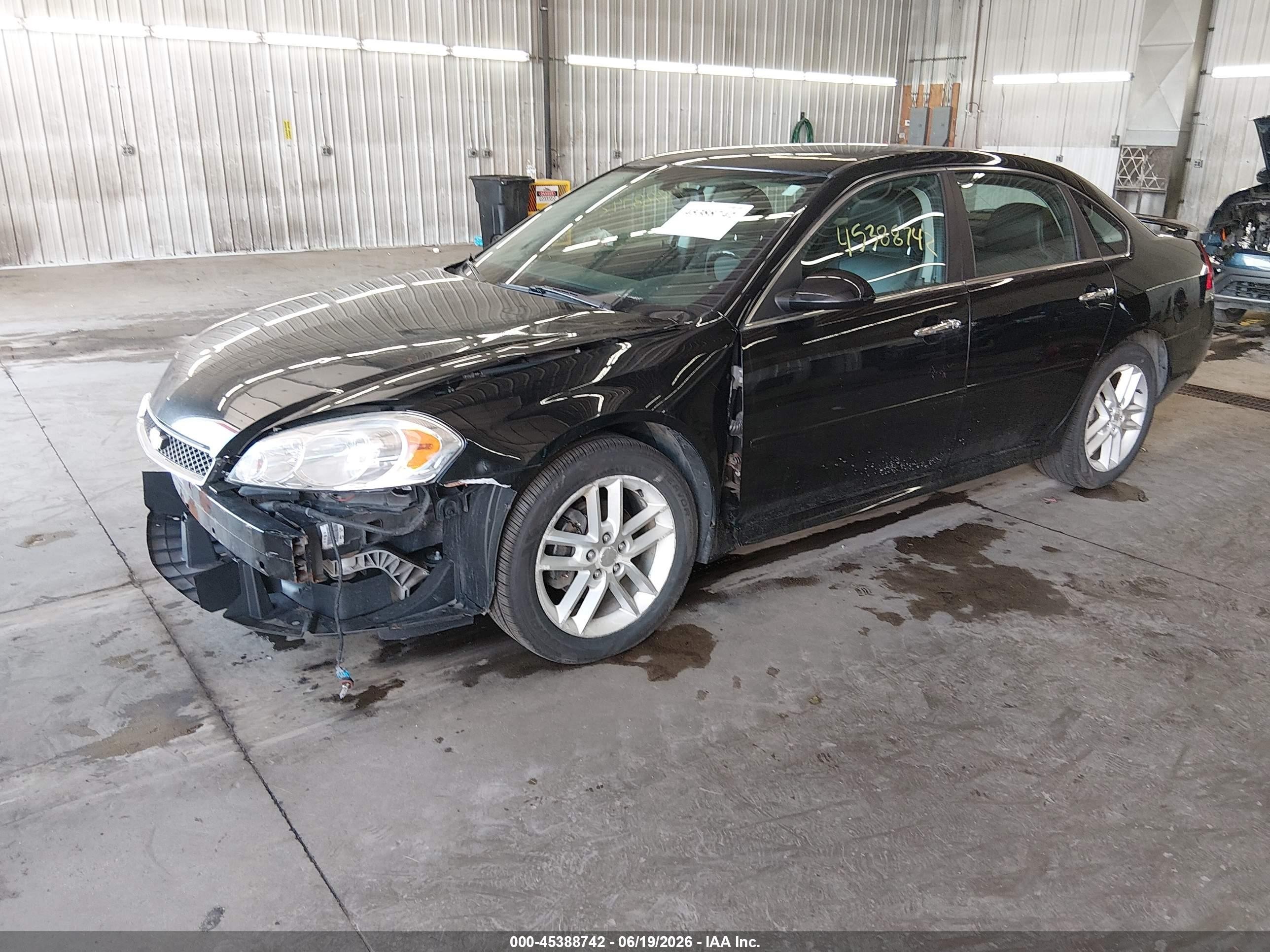 2013 Chevrolet Impala Ltz Black vin: 2G1WC5E34D1158894