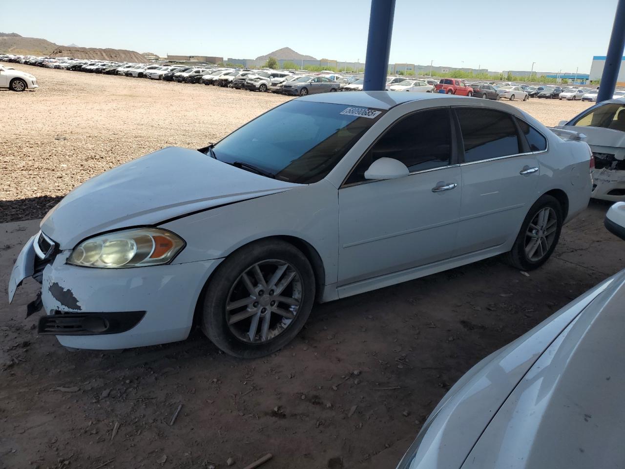 2013 Chevrolet Impala White vin: 2G1WC5E34D1221265