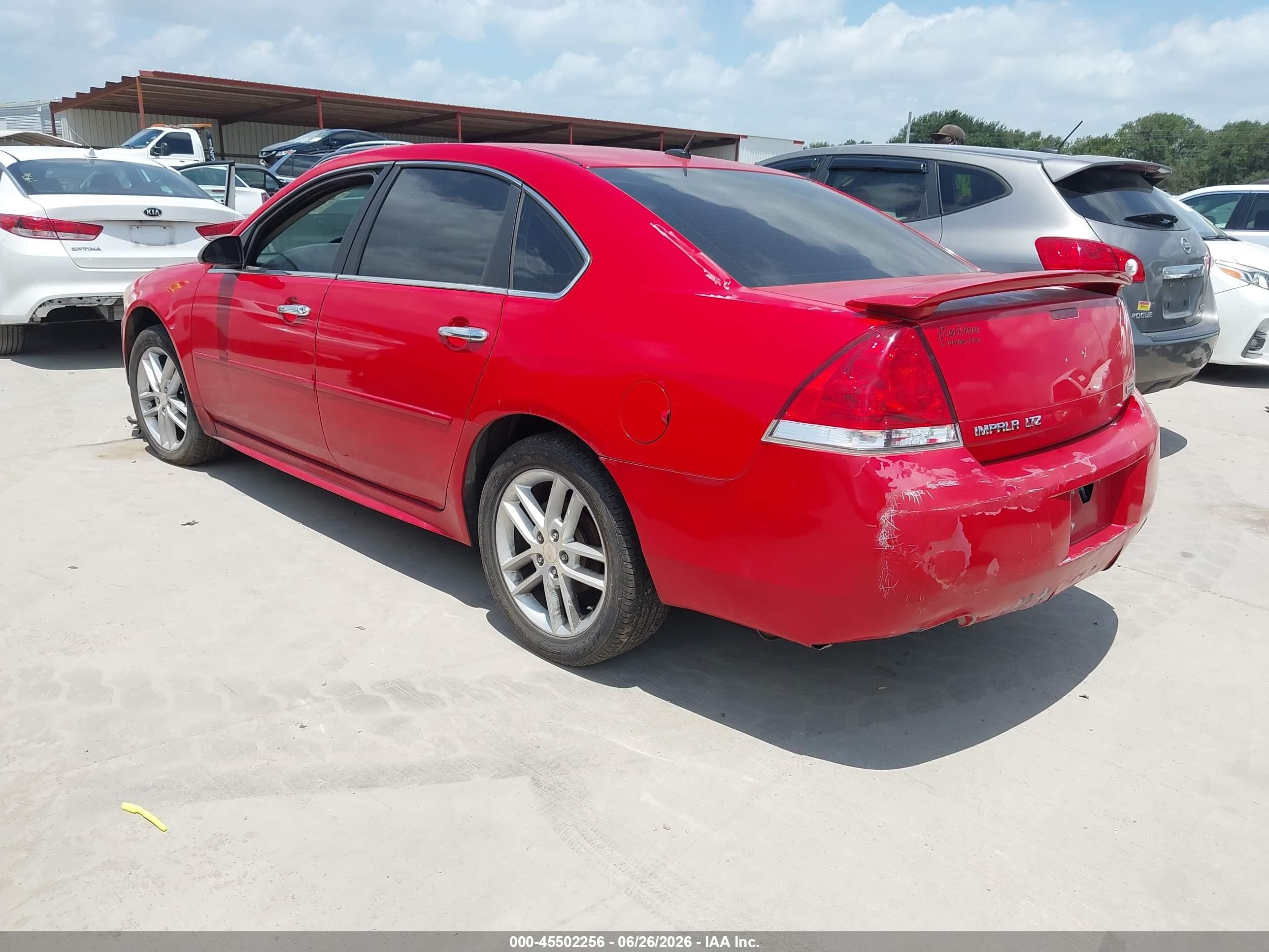 2013 Chevrolet Impala Ltz Red vin: 2G1WC5E34D1254993