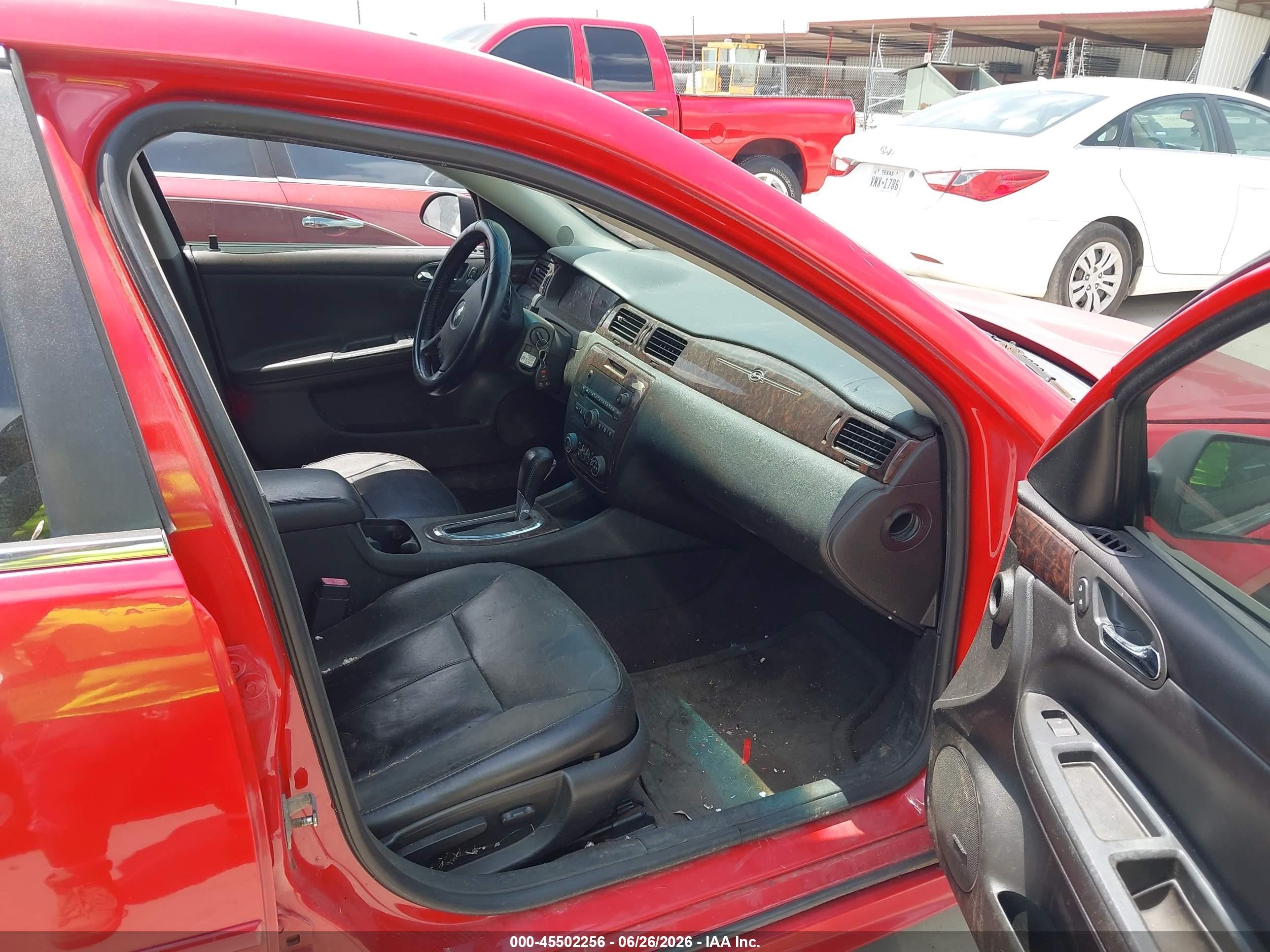 2013 Chevrolet Impala Ltz Red vin: 2G1WC5E34D1254993