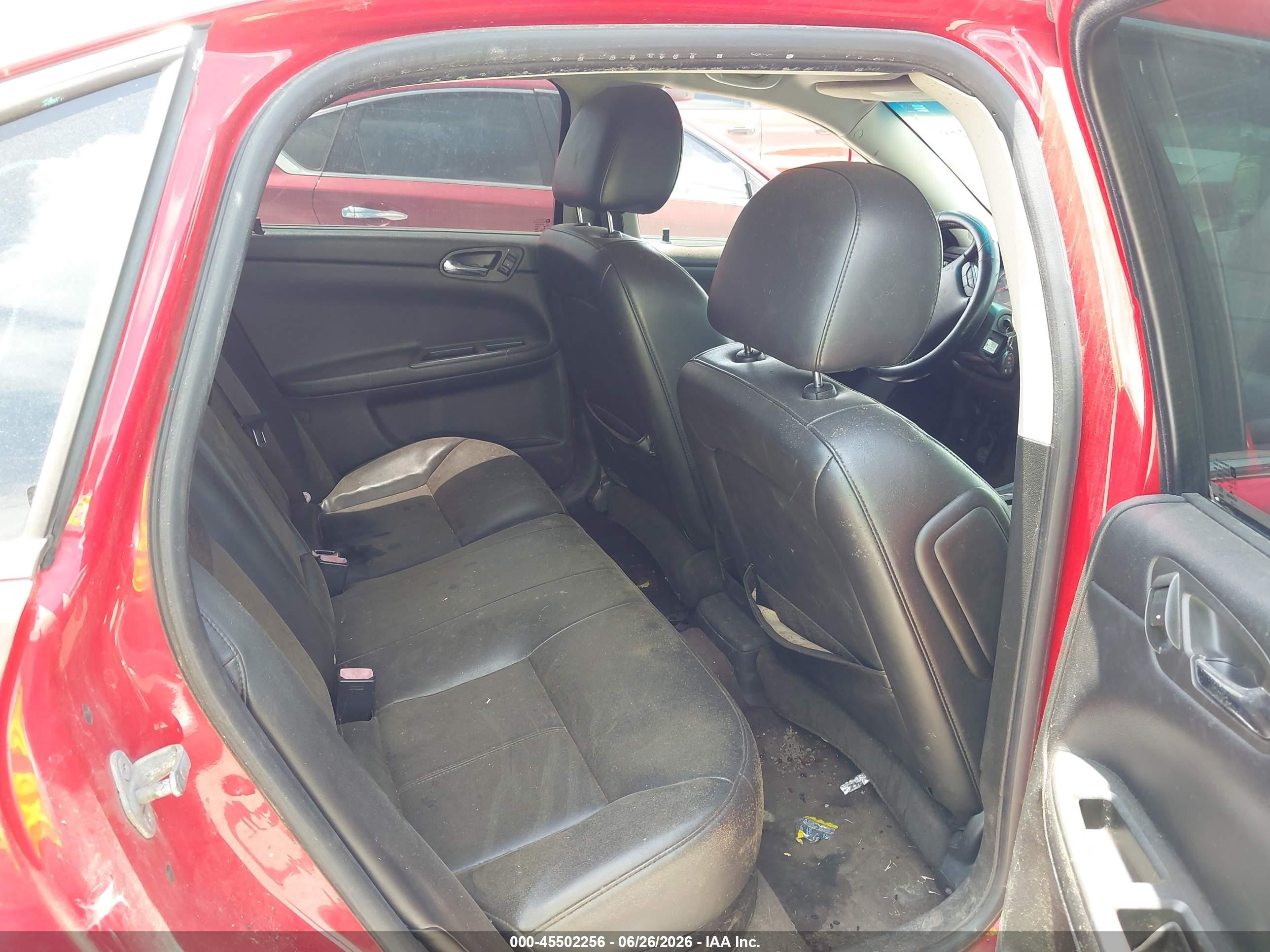 2013 Chevrolet Impala Ltz Red vin: 2G1WC5E34D1254993