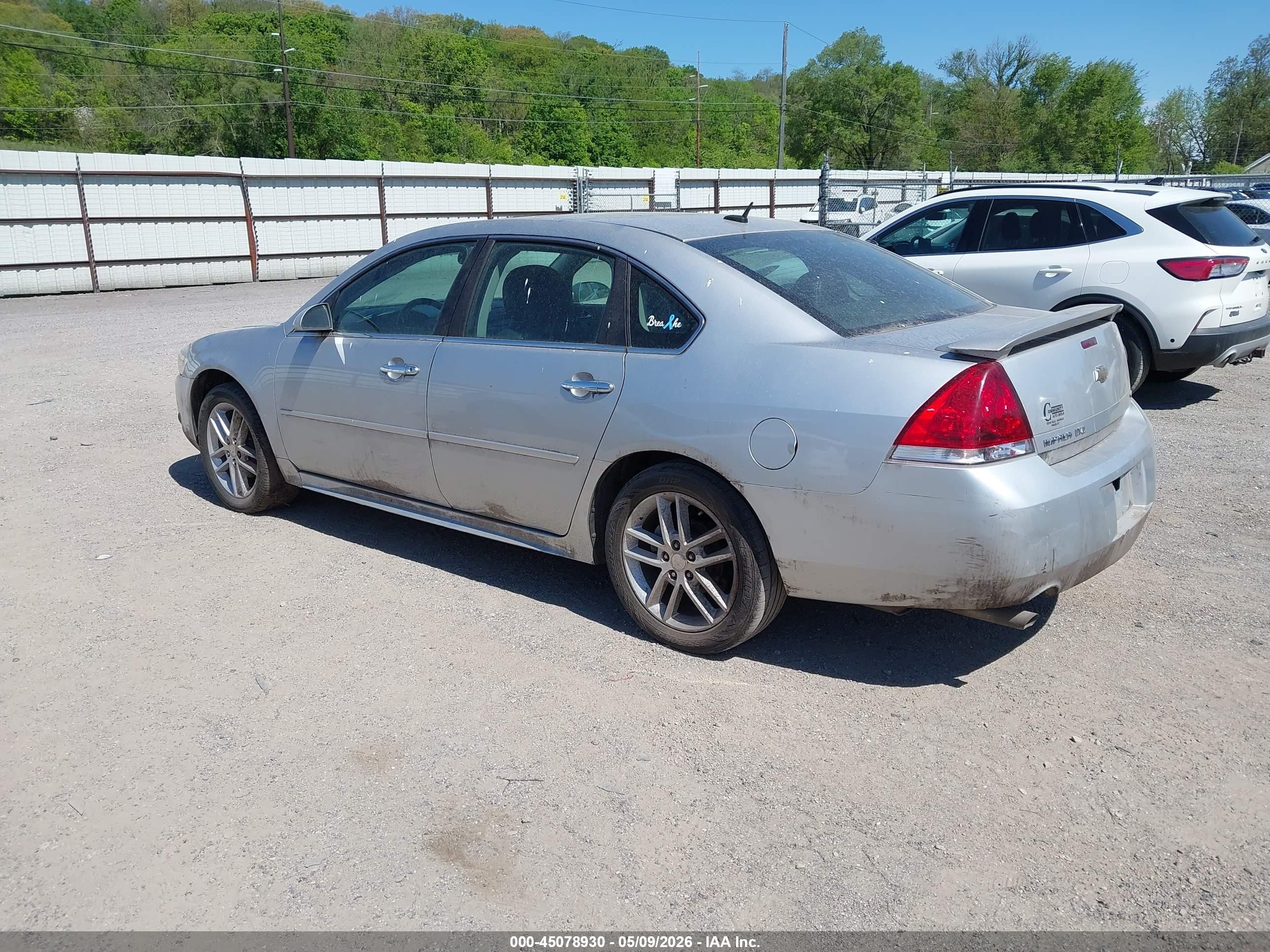 2014 Chevrolet Impala Limited Ltz Silver vin: 2G1WC5E34E1100706