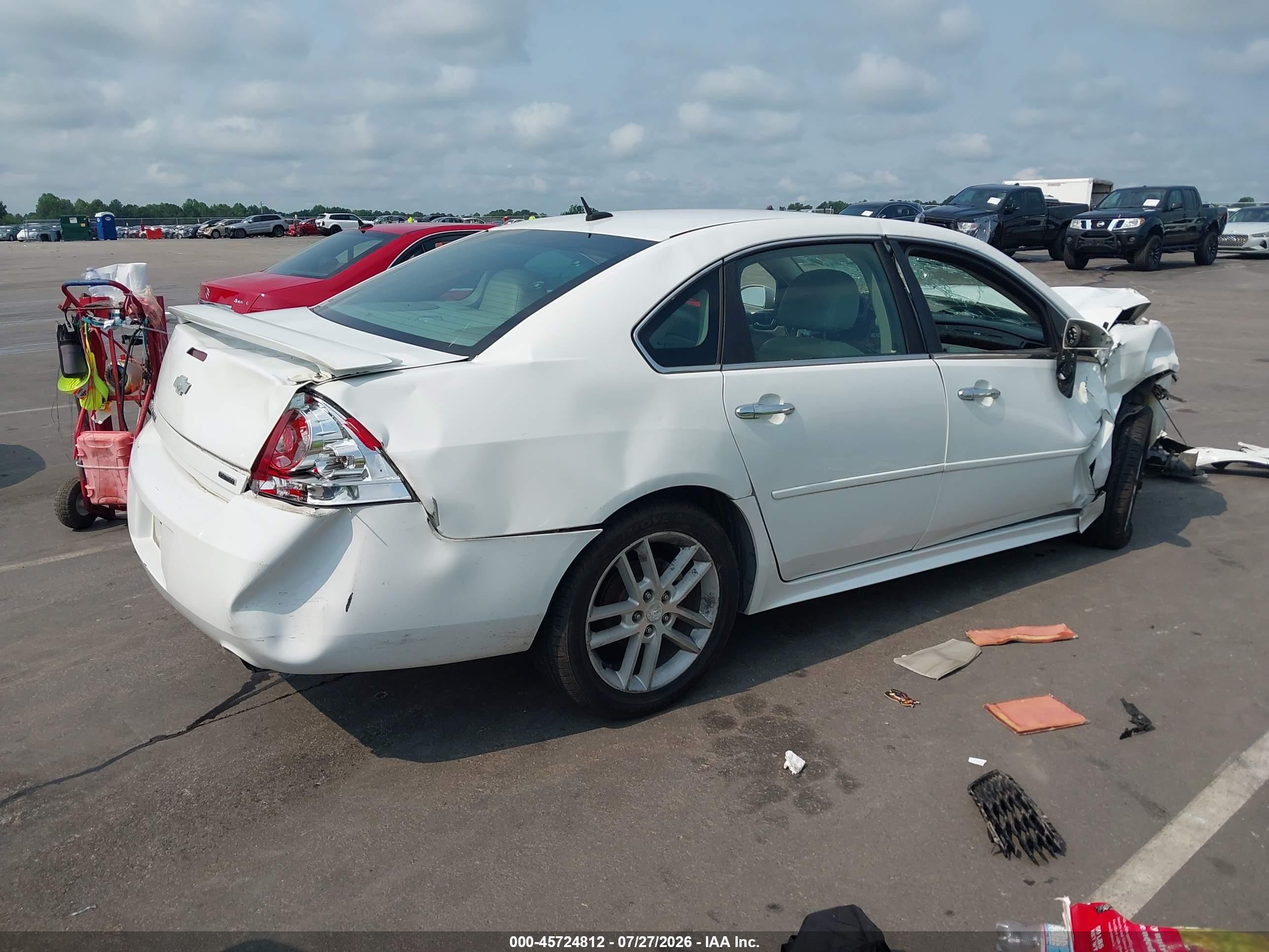 2014 Chevrolet Impala Limited Ltz Белый vin: 2G1WC5E34E1115156