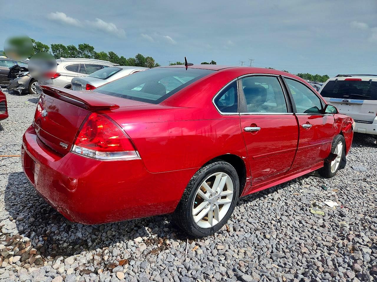 2014 Chevrolet Impala Limited Ltz Burgundy vin: 2G1WC5E34E1127551