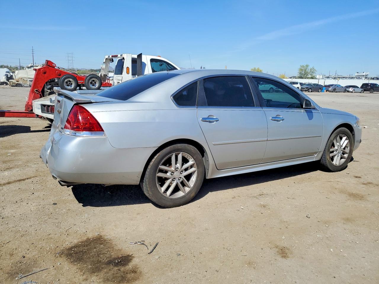 2014 Chevrolet Impala Limited Ltz Silver vin: 2G1WC5E34E1147993