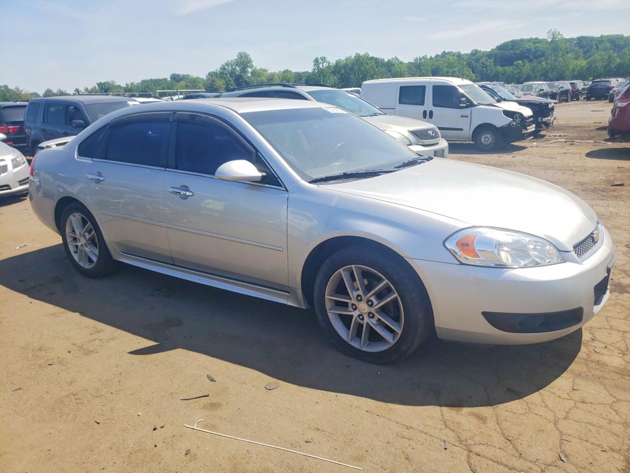 2012 Chevrolet Impala Ltz Silver vin: 2G1WC5E35C1198674