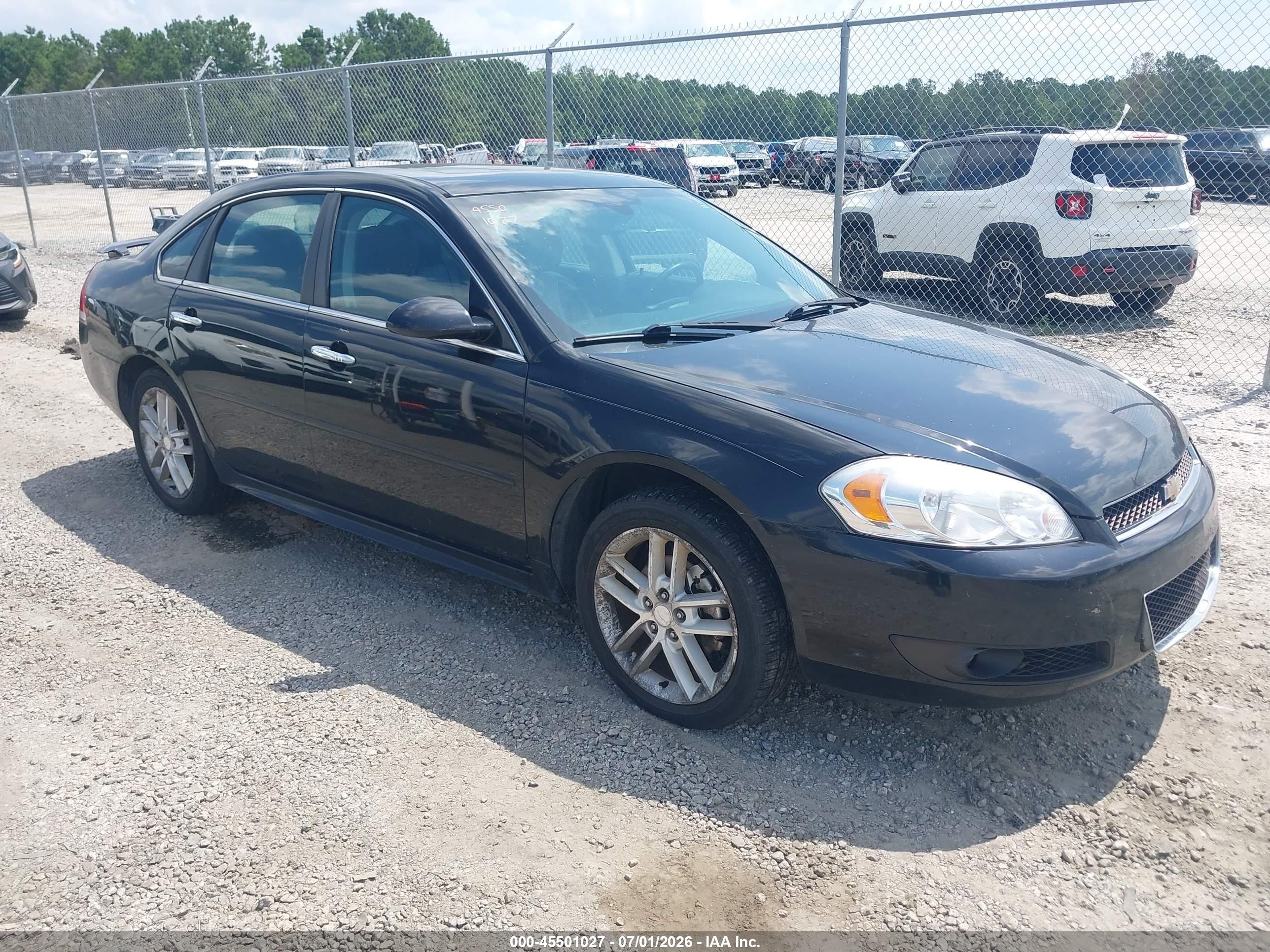 2012 Chevrolet Impala Ltz Black vin: 2G1WC5E35C1257822