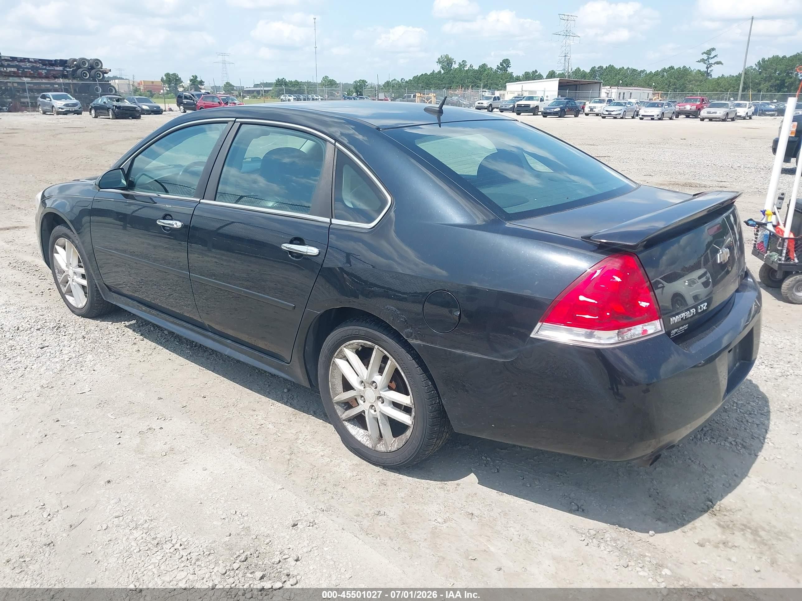 2012 Chevrolet Impala Ltz Black vin: 2G1WC5E35C1257822