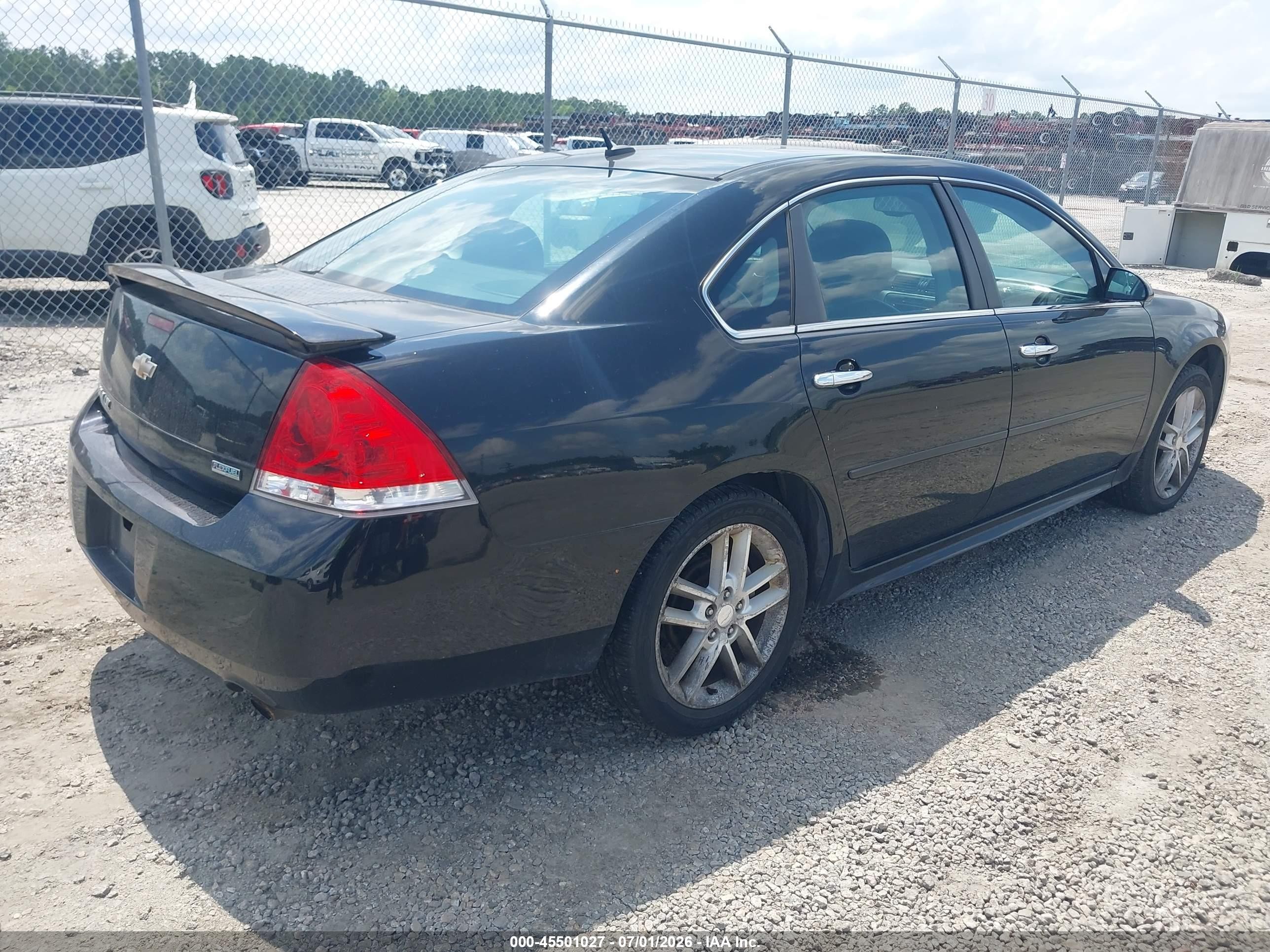 2012 Chevrolet Impala Ltz Black vin: 2G1WC5E35C1257822