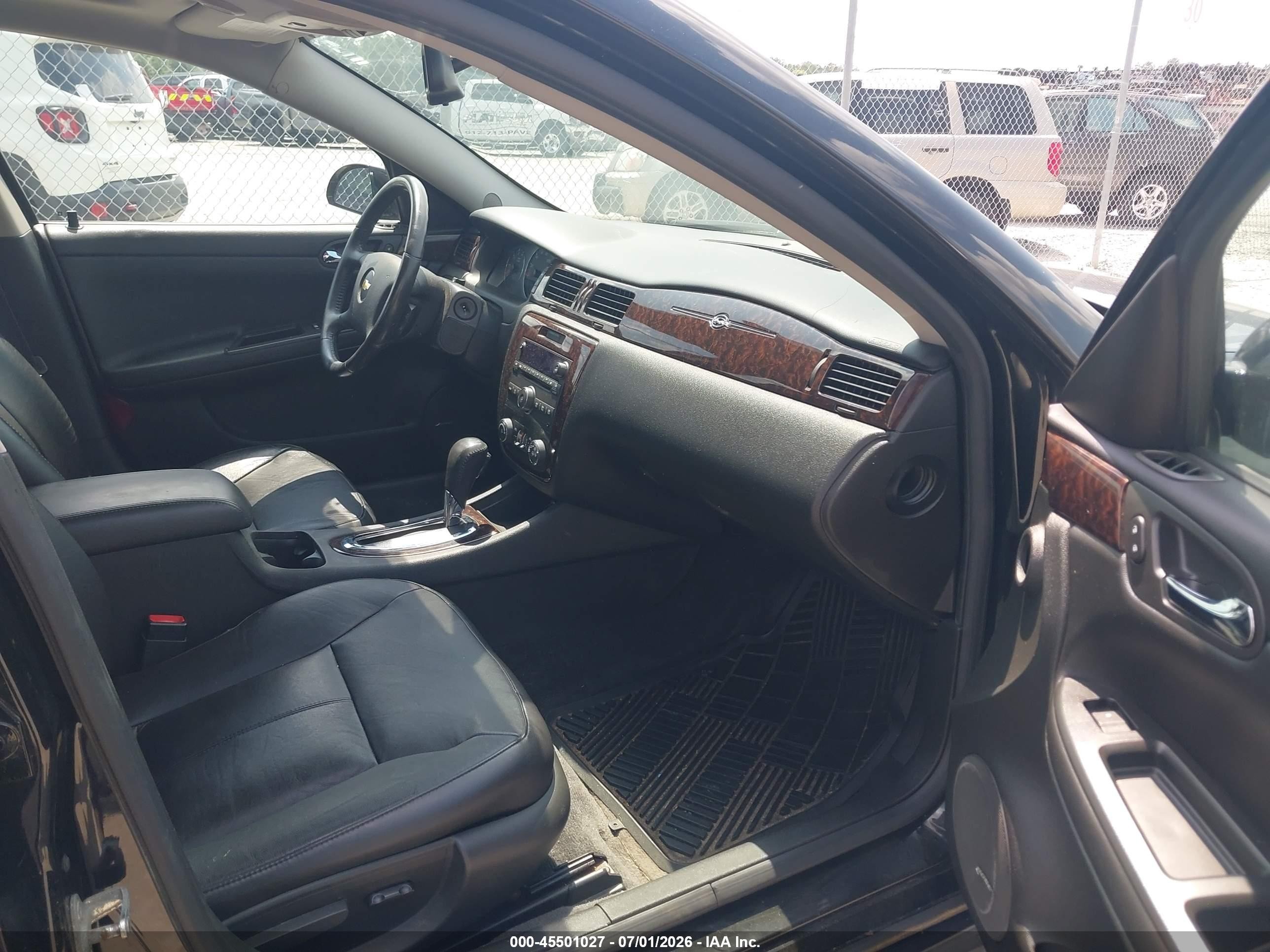 2012 Chevrolet Impala Ltz Black vin: 2G1WC5E35C1257822