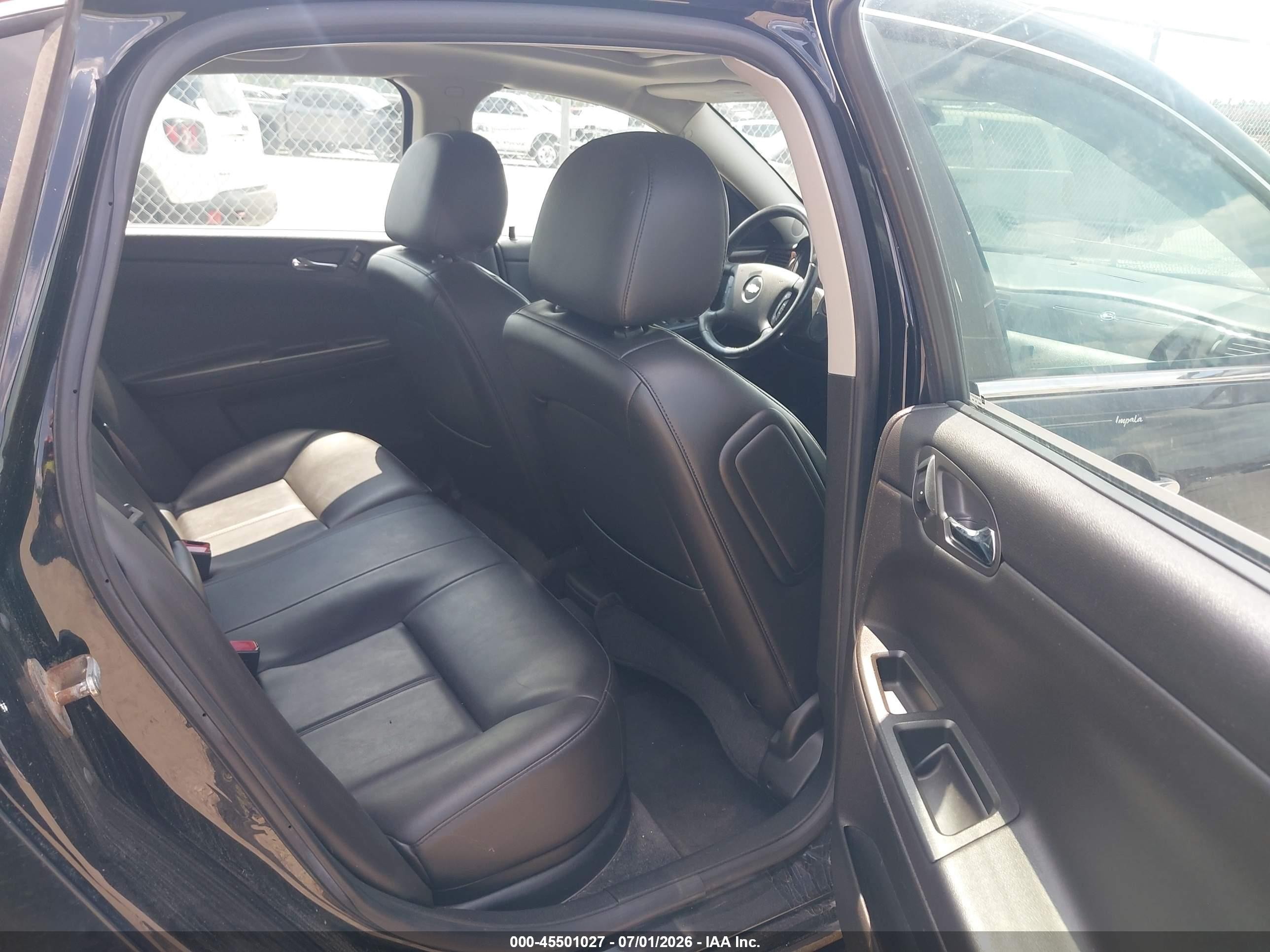 2012 Chevrolet Impala Ltz Black vin: 2G1WC5E35C1257822