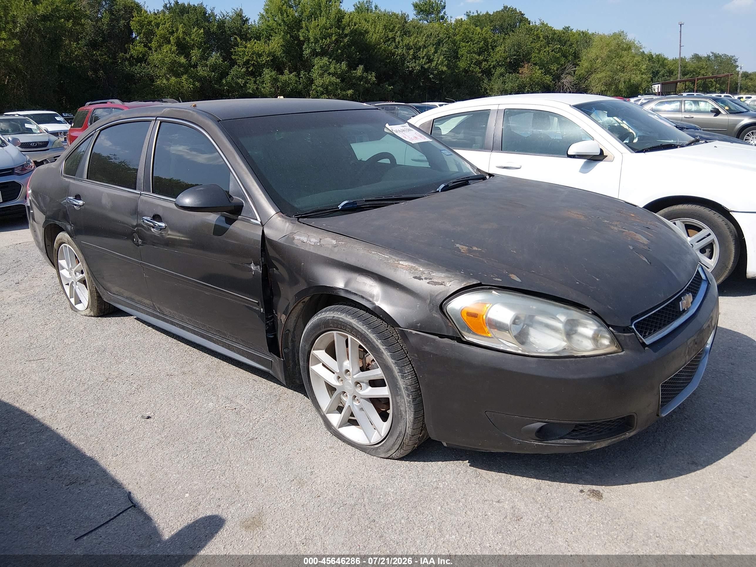 2013 Chevrolet Impala Ltz Black vin: 2G1WC5E35D1127380
