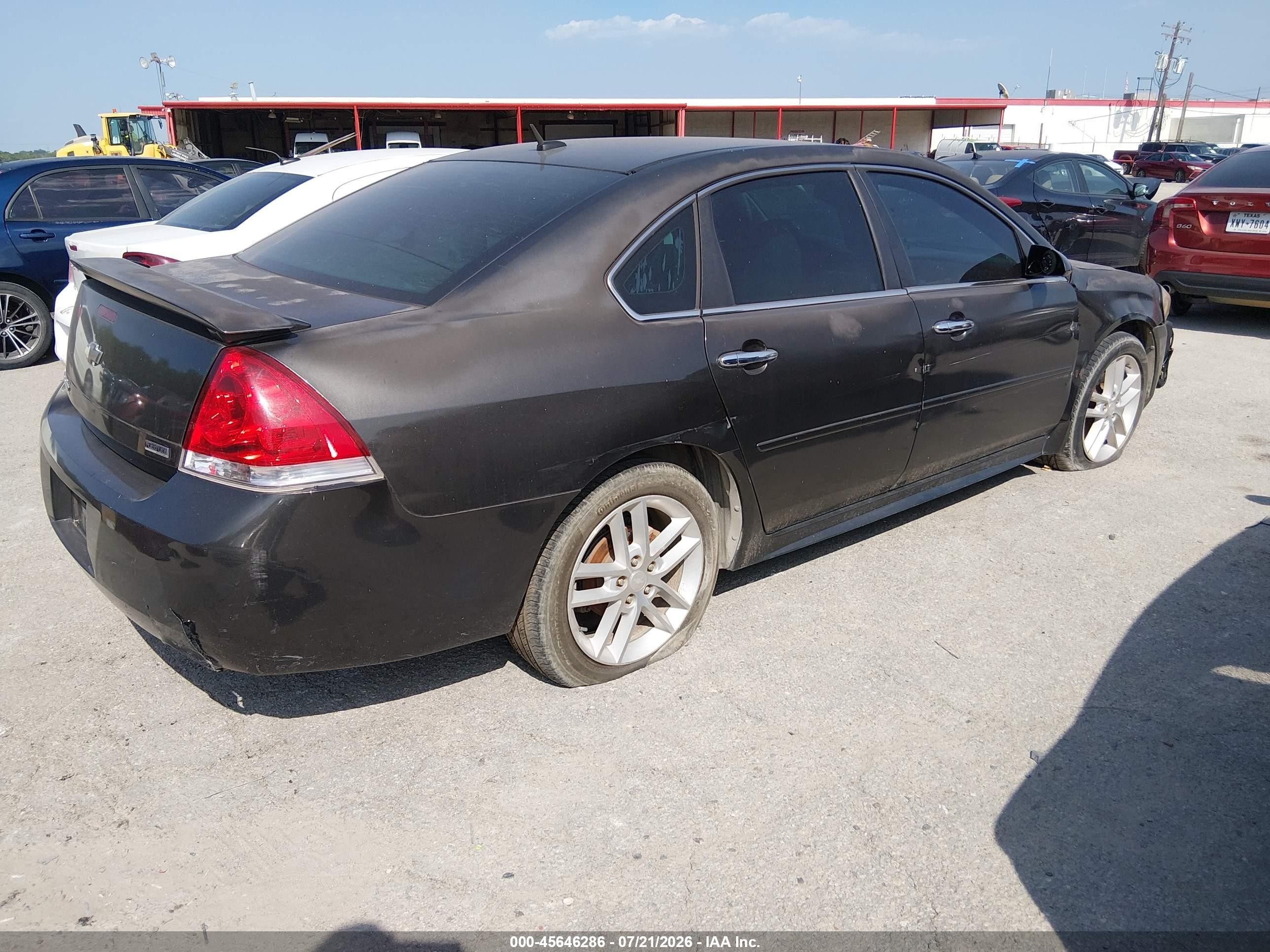 2013 Chevrolet Impala Ltz Black vin: 2G1WC5E35D1127380