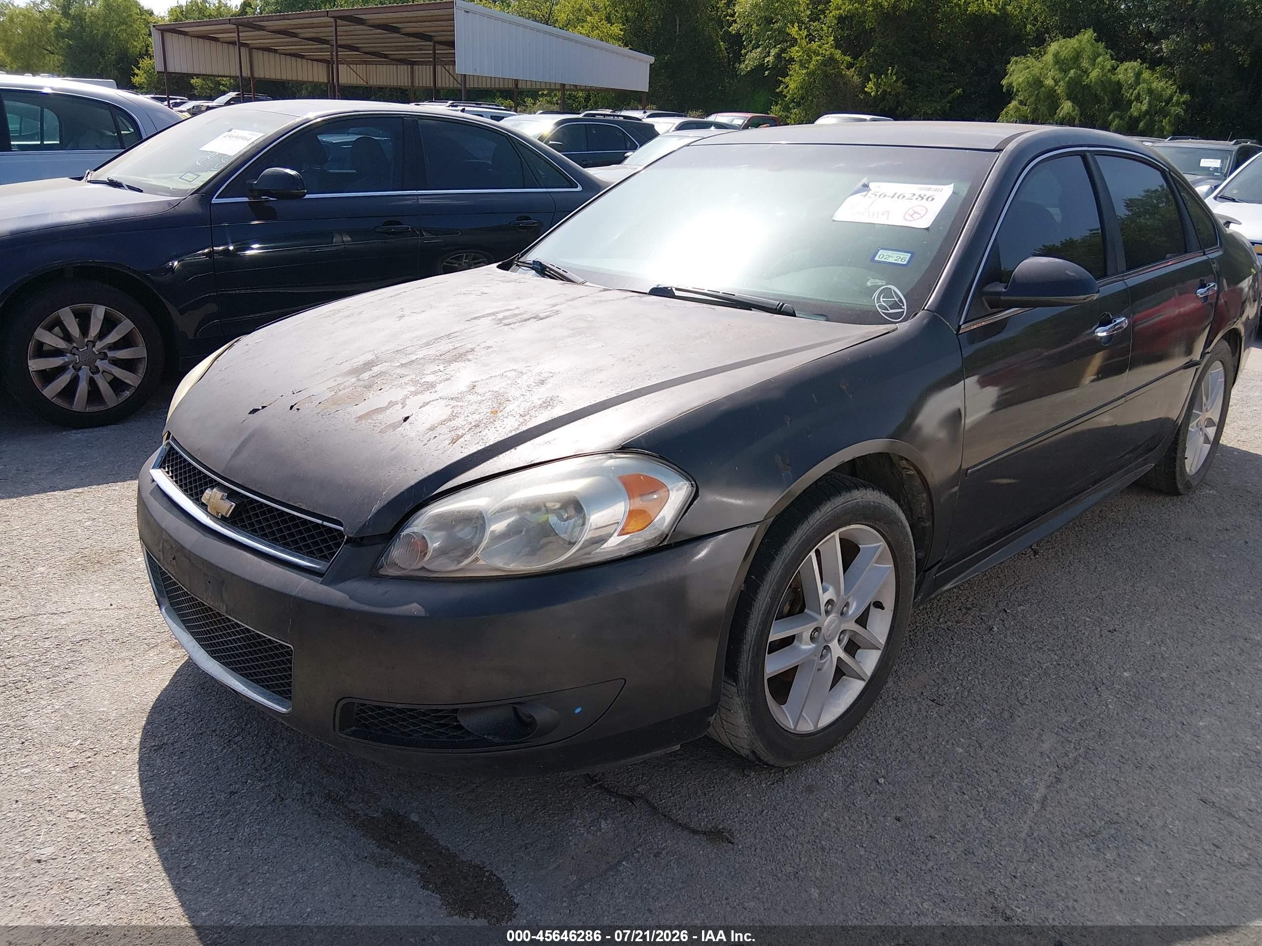 2013 Chevrolet Impala Ltz Black vin: 2G1WC5E35D1127380