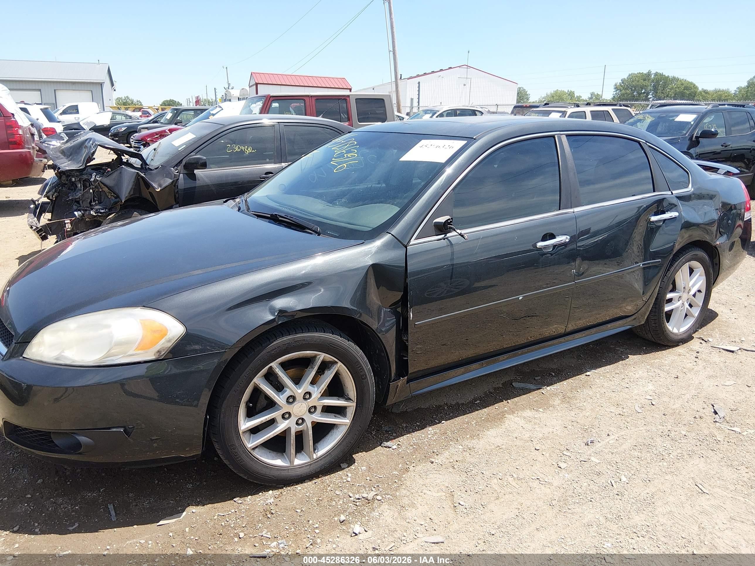 2013 Chevrolet Impala Ltz Gray vin: 2G1WC5E35D1167295