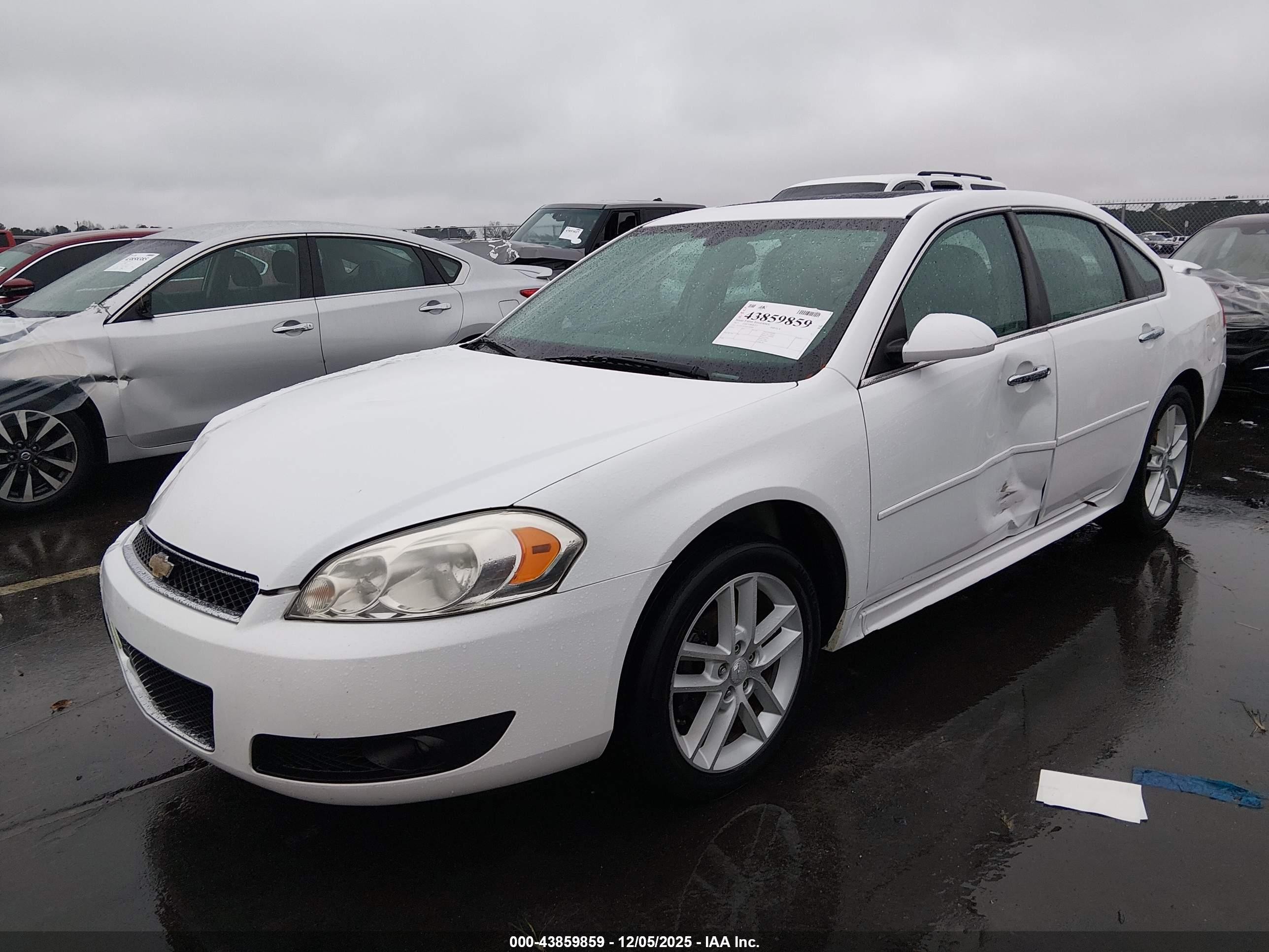 2013 Chevrolet Impala Ltz Белый vin: 2G1WC5E35D1183691