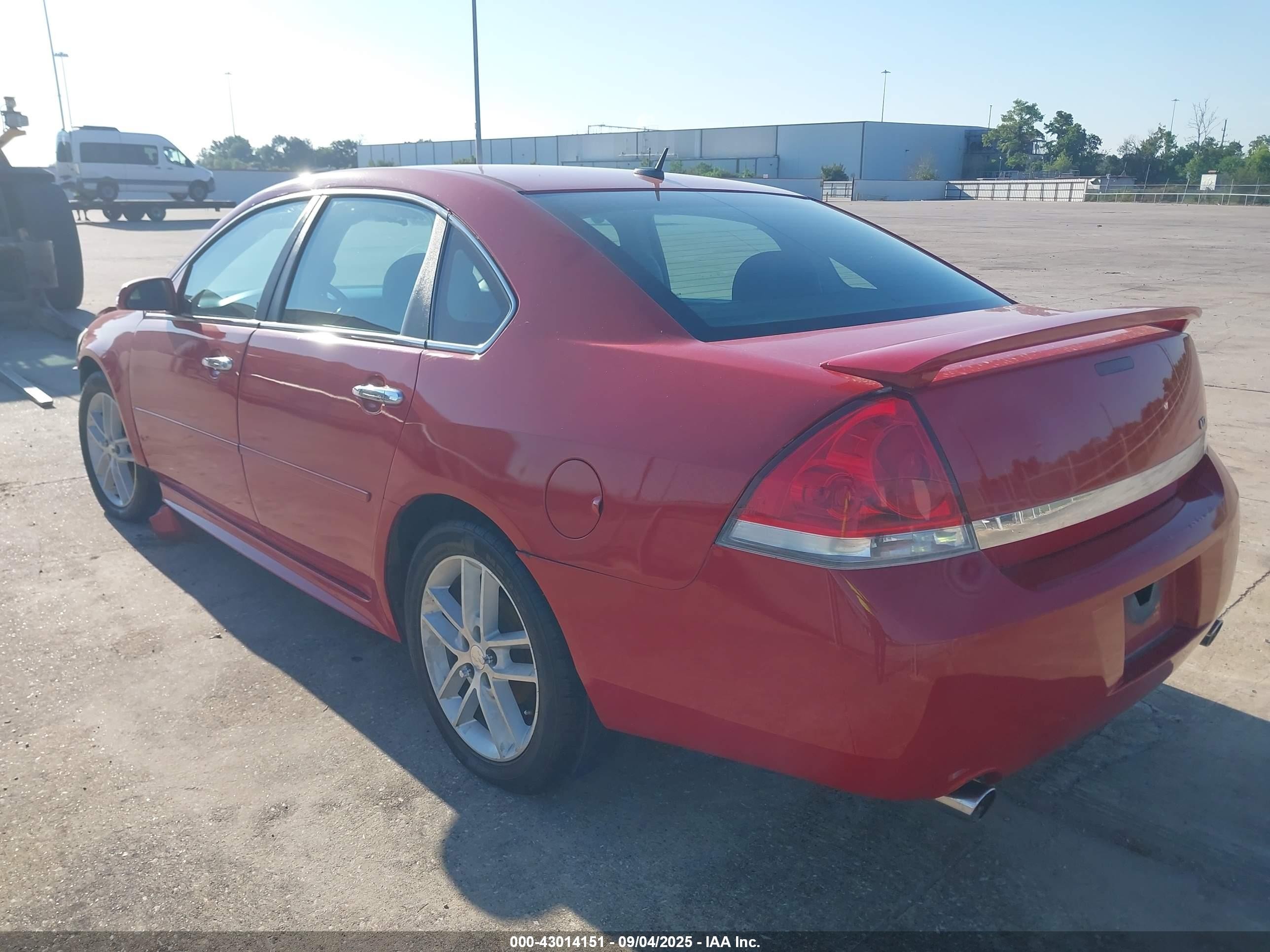 2013 Chevrolet Impala Ltz Red vin: 2G1WC5E35D1198045