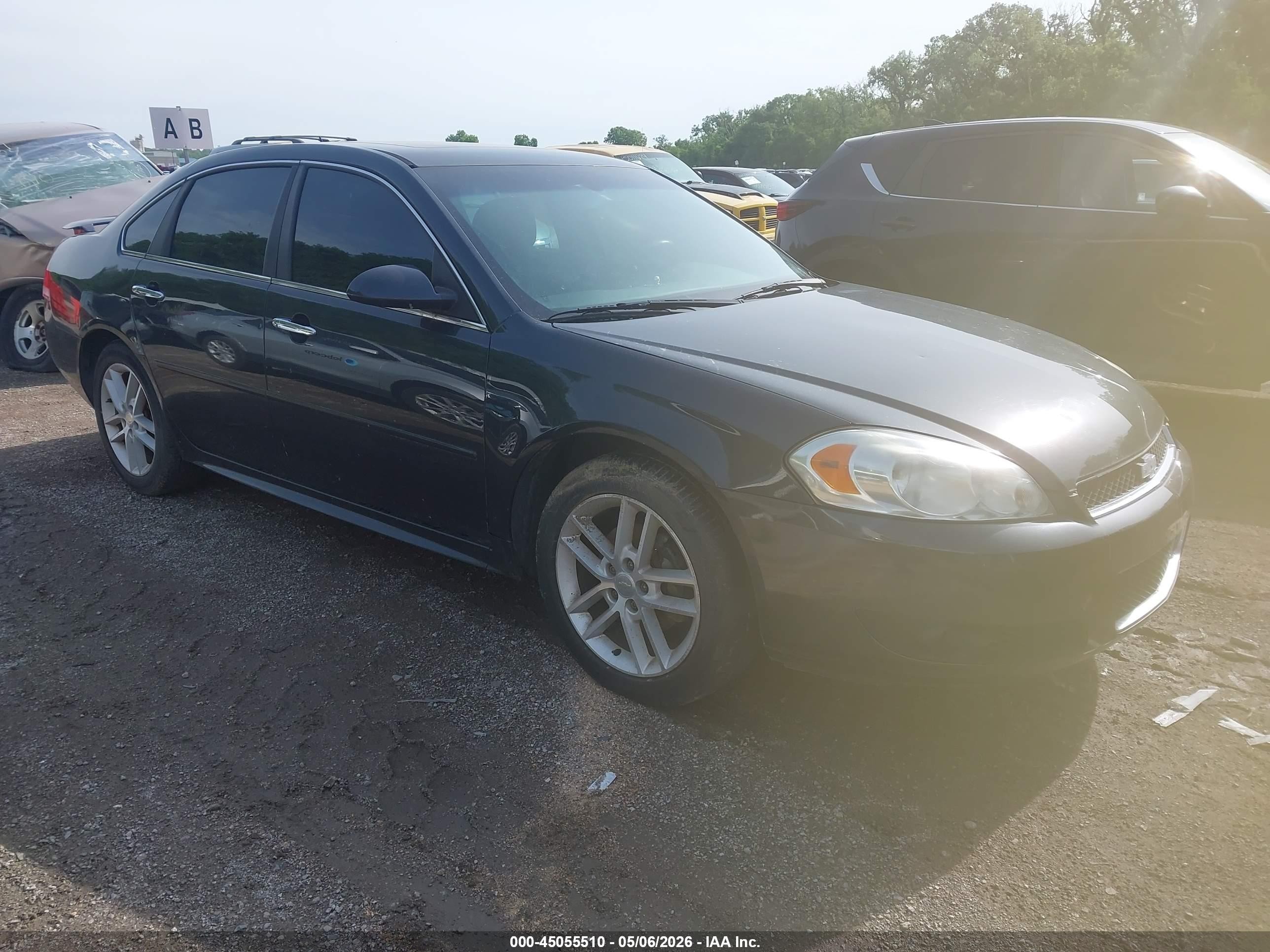 2013 Chevrolet Impala Ltz Black vin: 2G1WC5E35D1200358