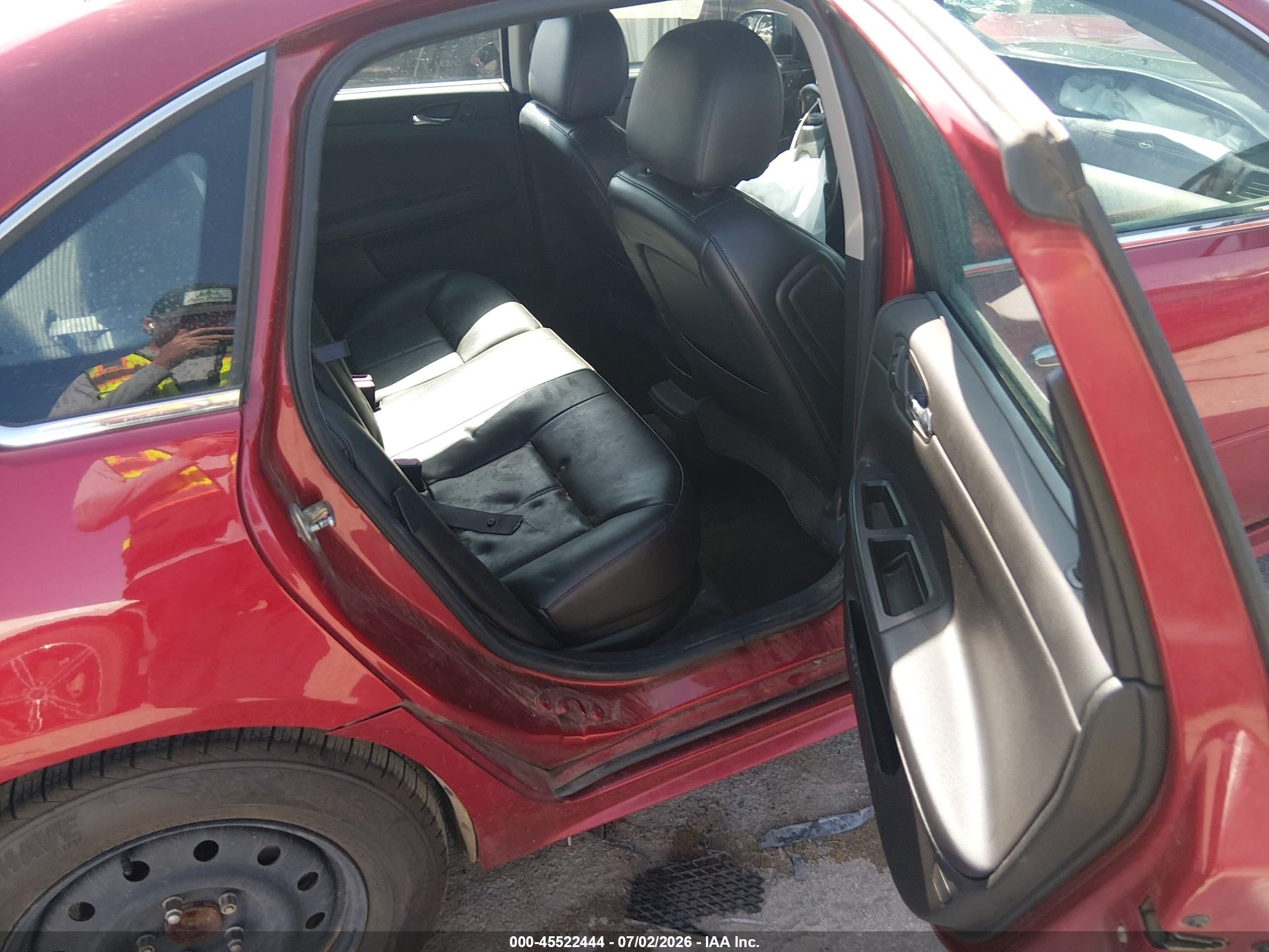 2013 Chevrolet Impala Ltz Red vin: 2G1WC5E35D1202241