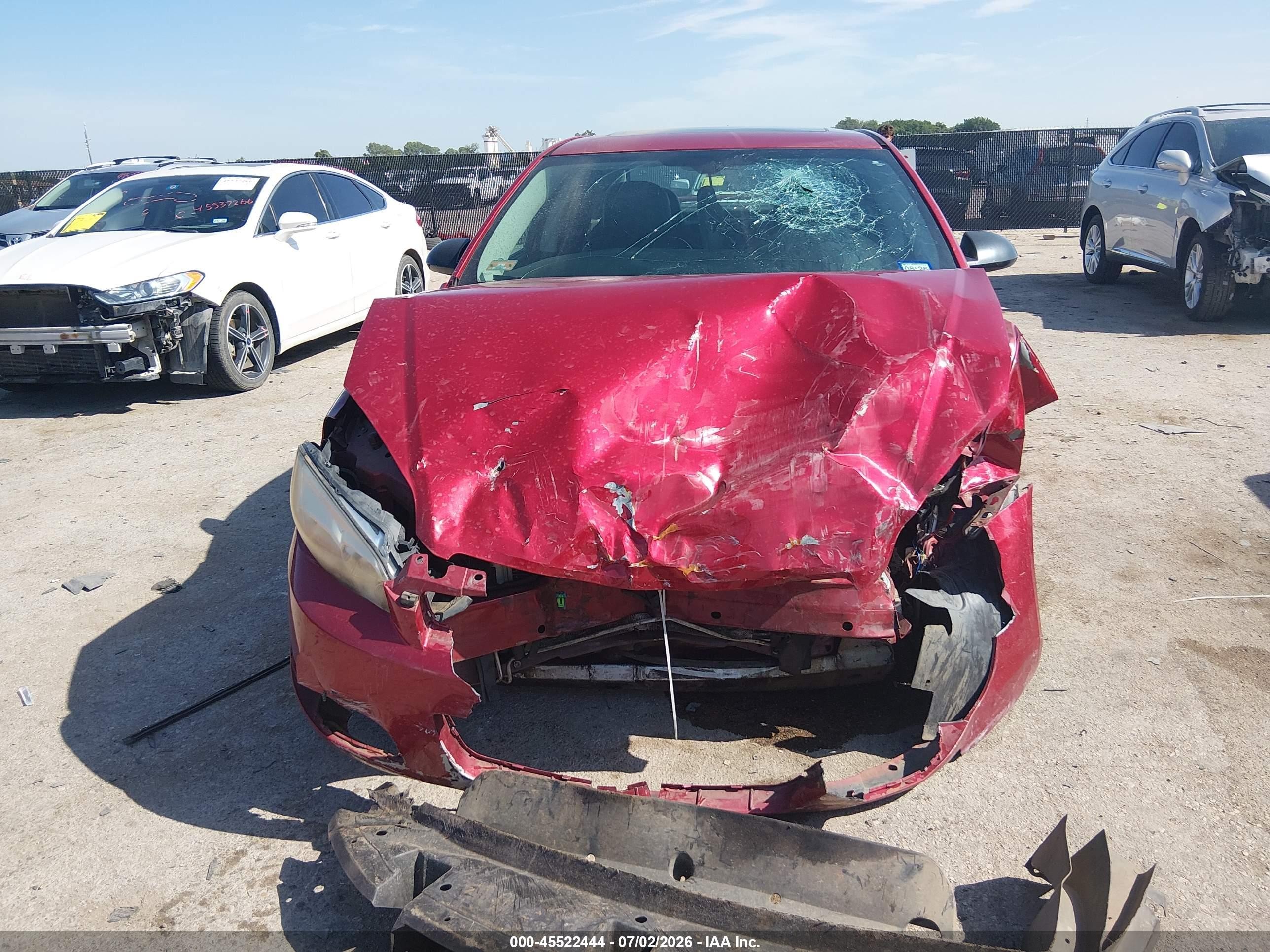 2013 Chevrolet Impala Ltz Red vin: 2G1WC5E35D1202241
