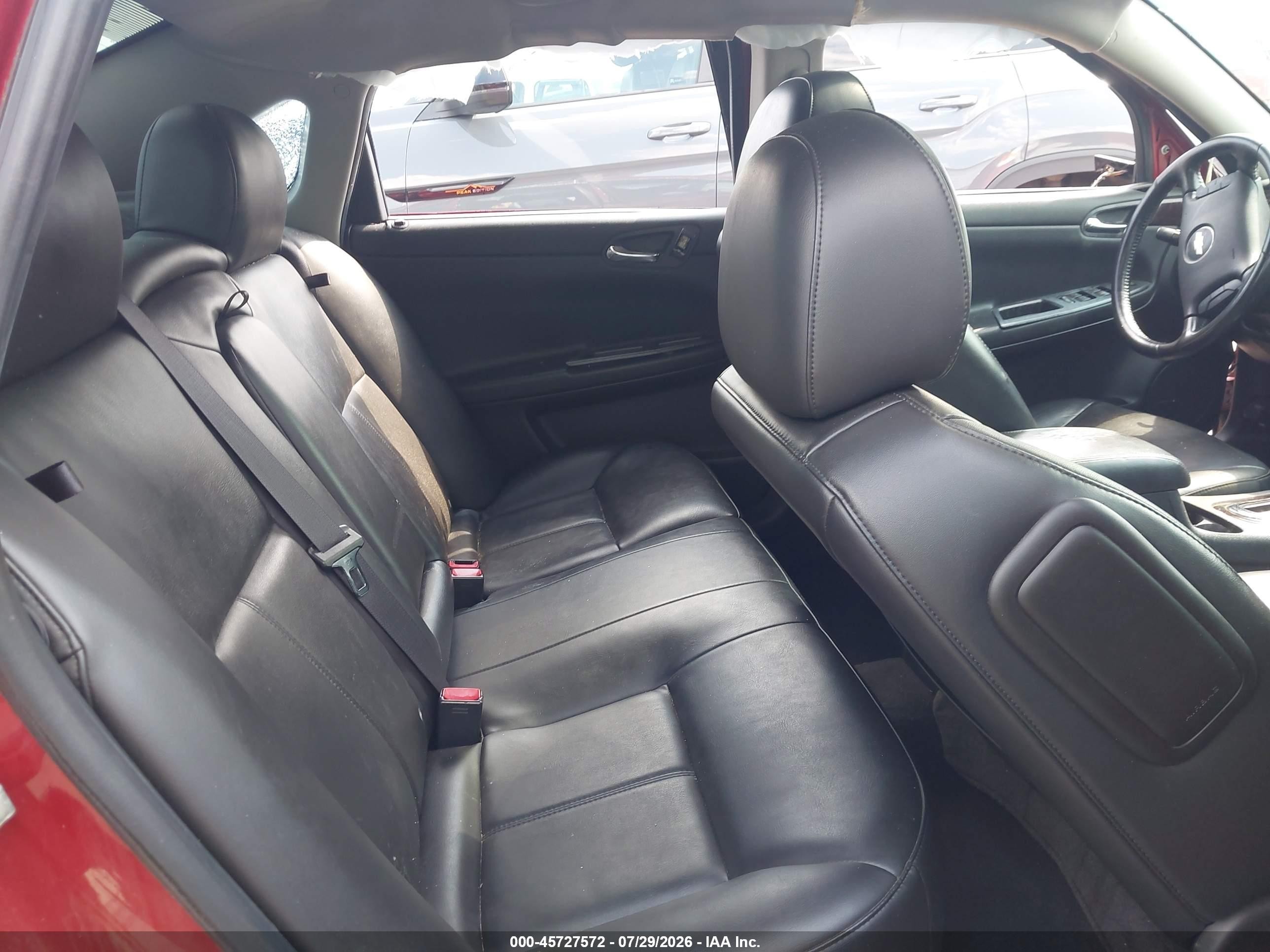 2013 Chevrolet Impala Ltz Red vin: 2G1WC5E35D1258485