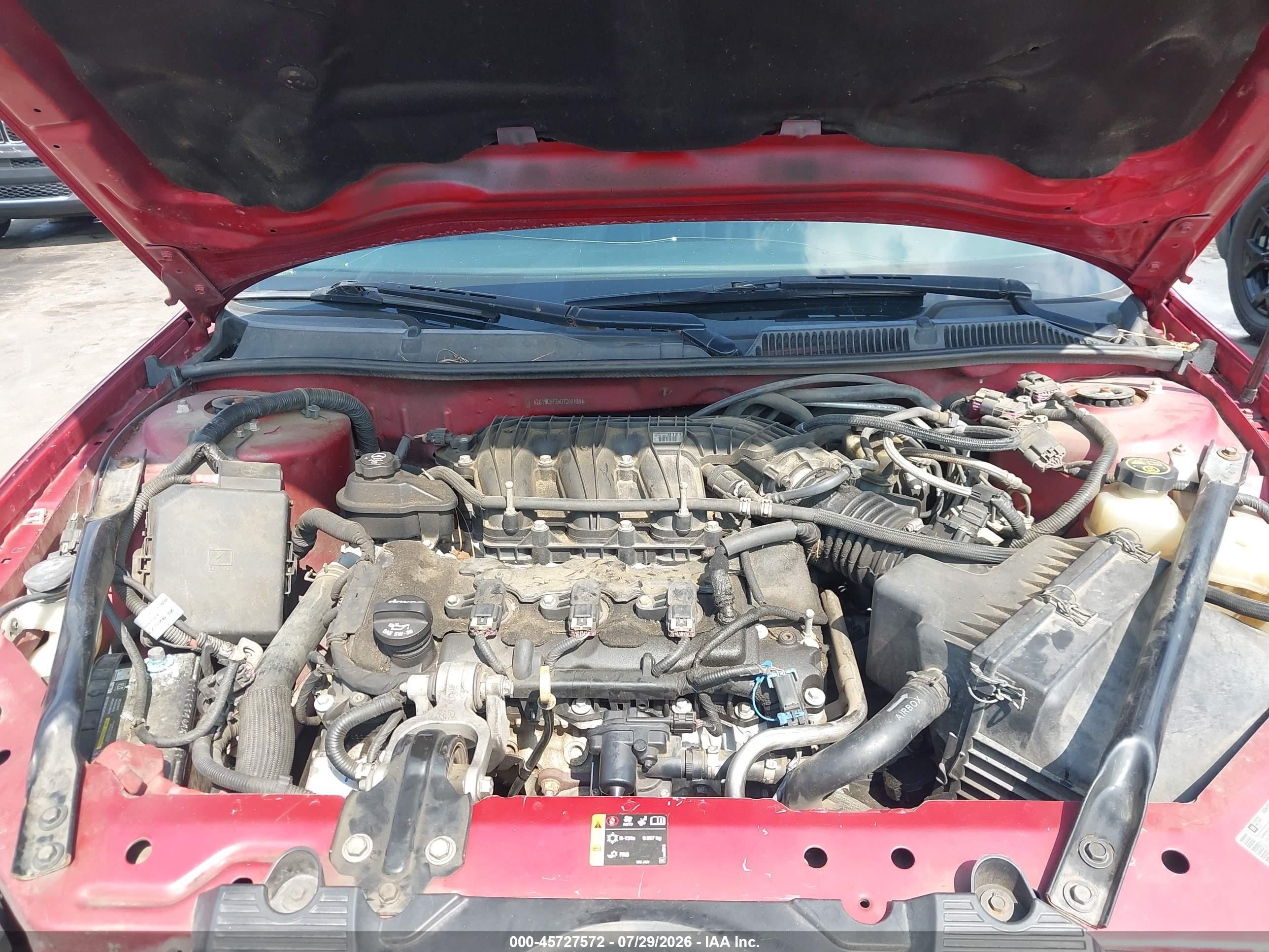 2013 Chevrolet Impala Ltz Red vin: 2G1WC5E35D1258485