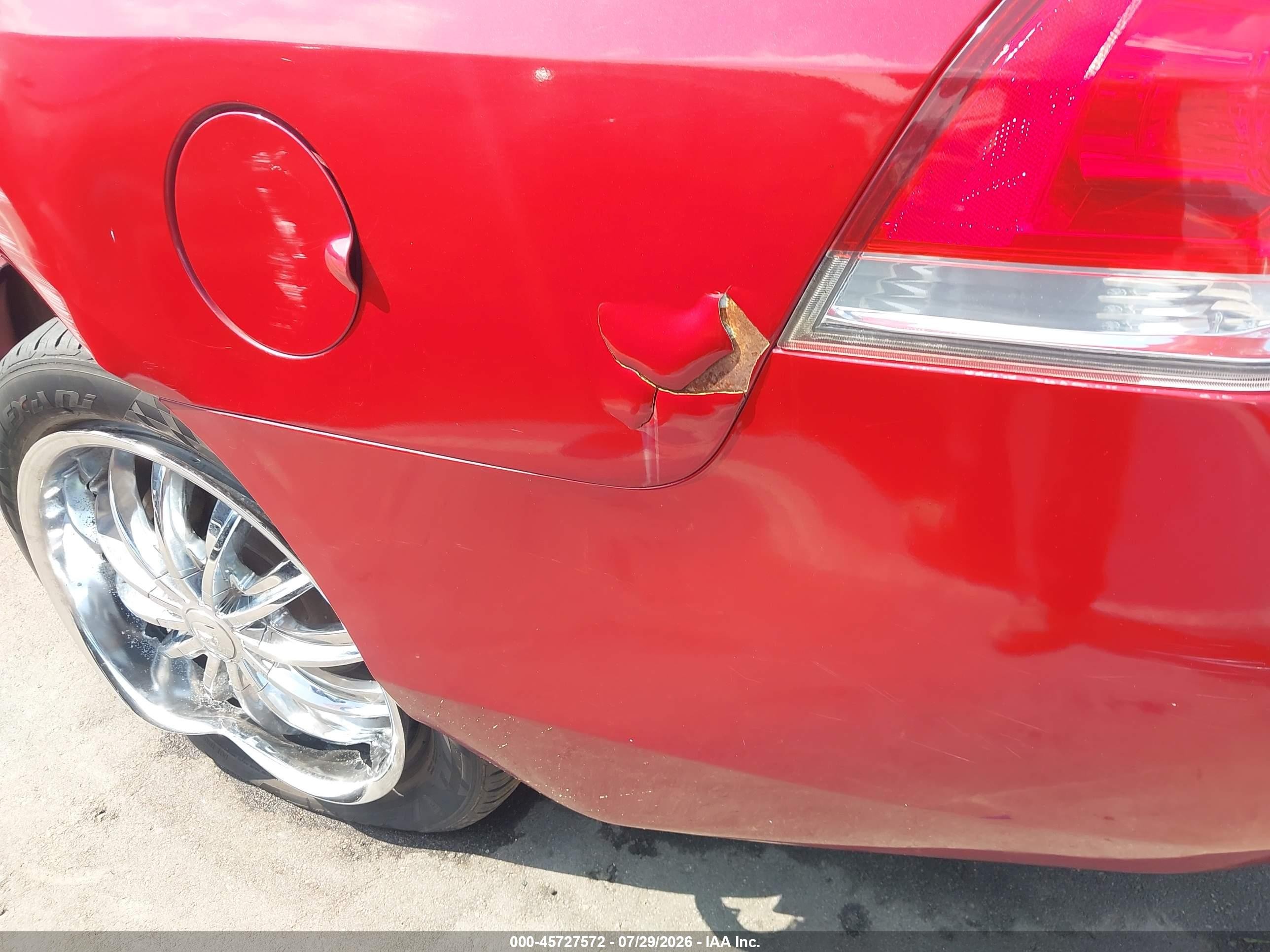2013 Chevrolet Impala Ltz Red vin: 2G1WC5E35D1258485