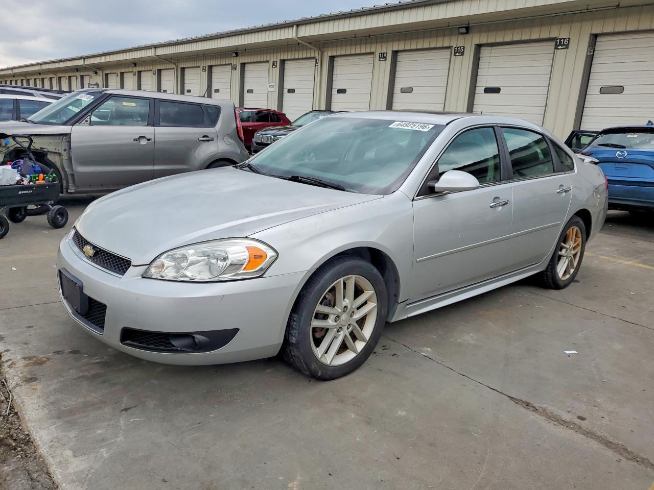 2014 Chevrolet Impala Limited Ltz Silver vin: 2G1WC5E35E1160414
