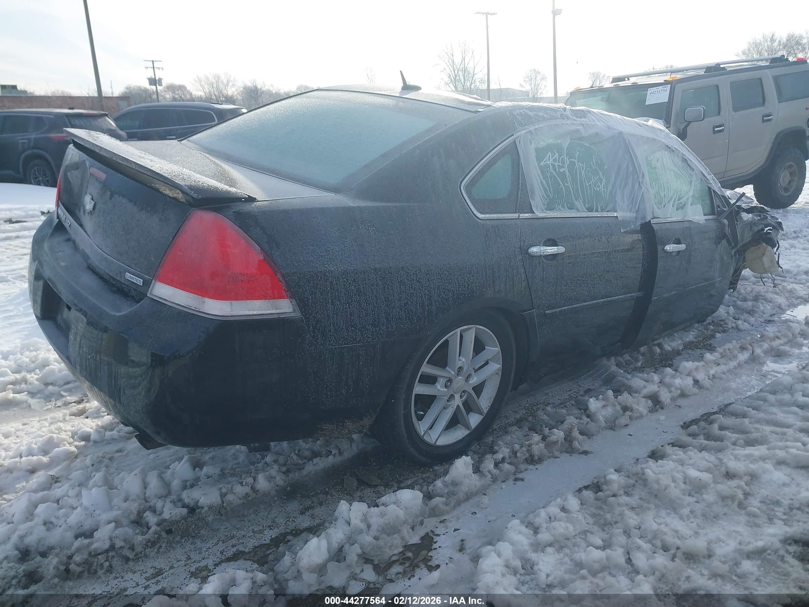 2014 Chevrolet Impala Limited Ltz Black vin: 2G1WC5E35E1169713