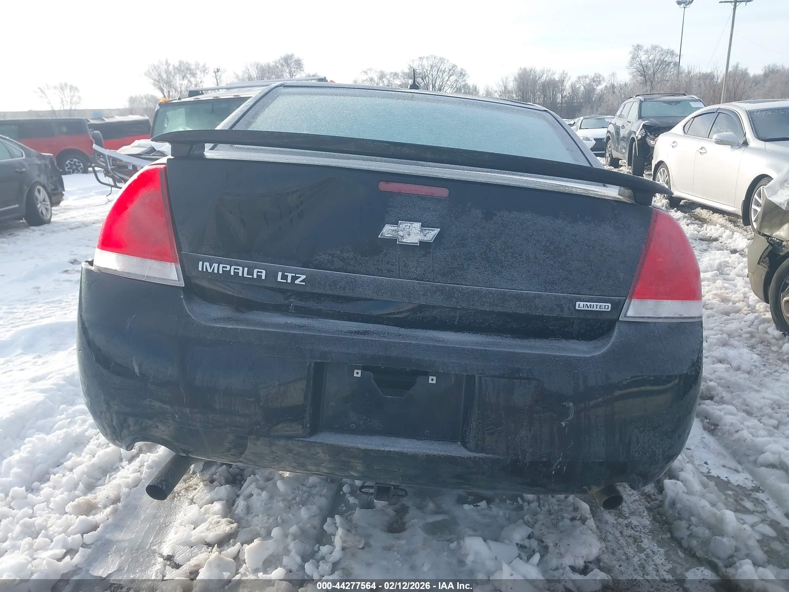 2014 Chevrolet Impala Limited Ltz Black vin: 2G1WC5E35E1169713