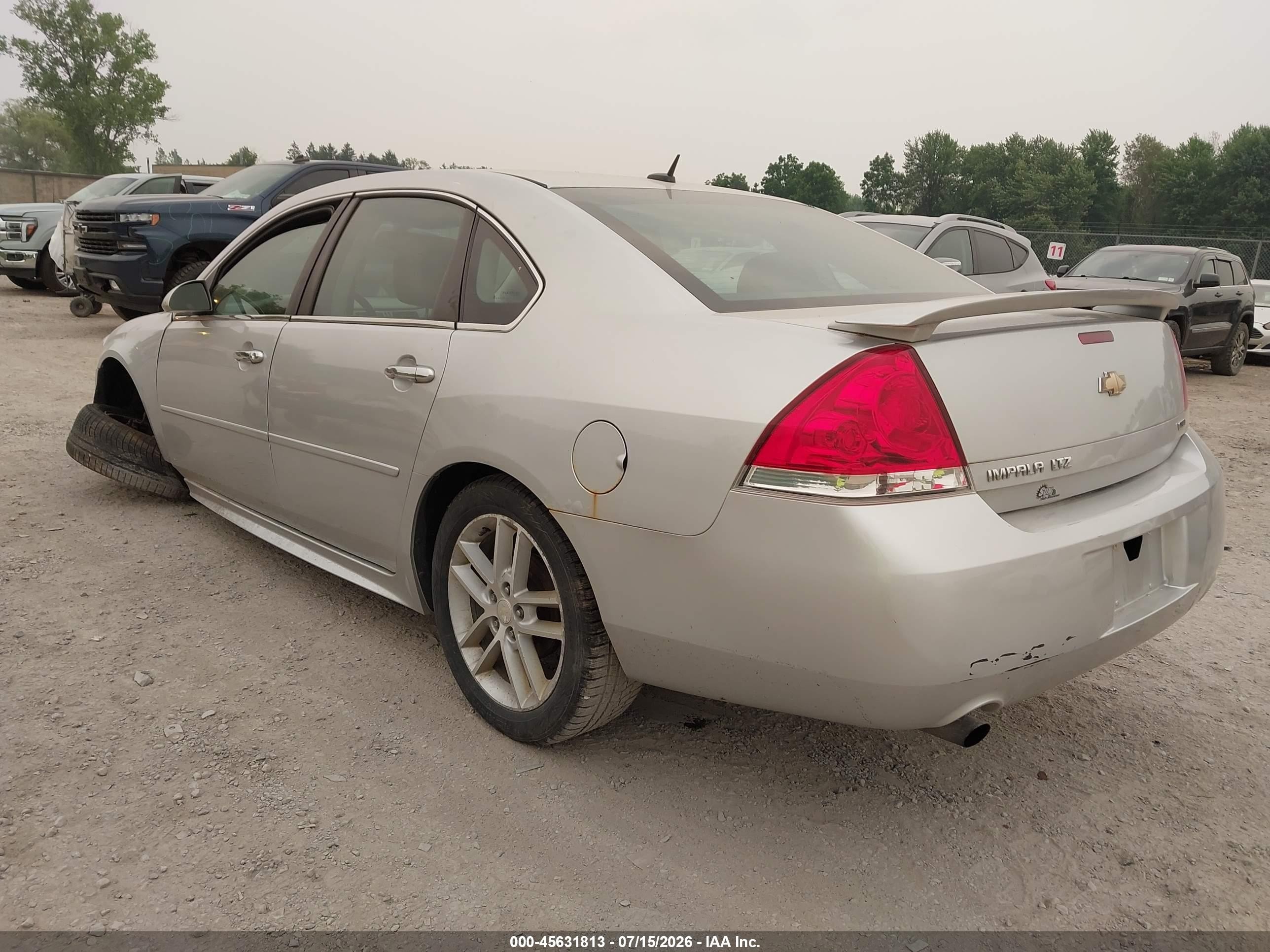 2015 Chevrolet Impala Limited Ltz Silver vin: 2G1WC5E35F1135725