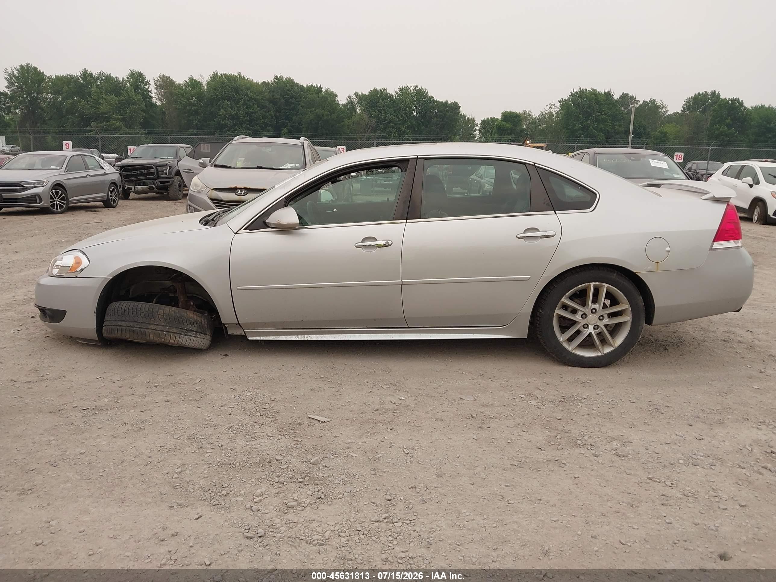 2015 Chevrolet Impala Limited Ltz Silver vin: 2G1WC5E35F1135725