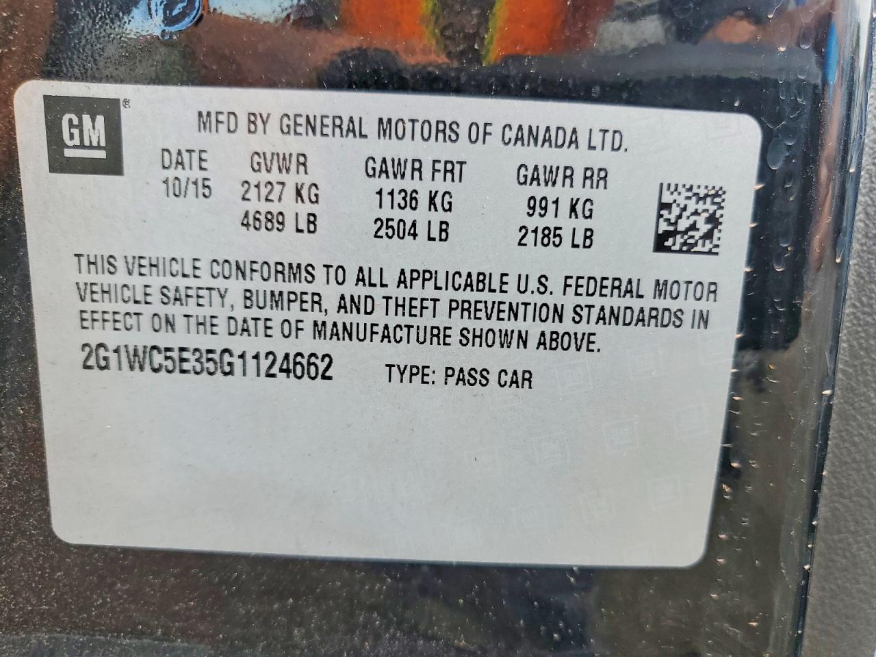2016 Chevrolet Impala Limited Ltz Black vin: 2G1WC5E35G1124662
