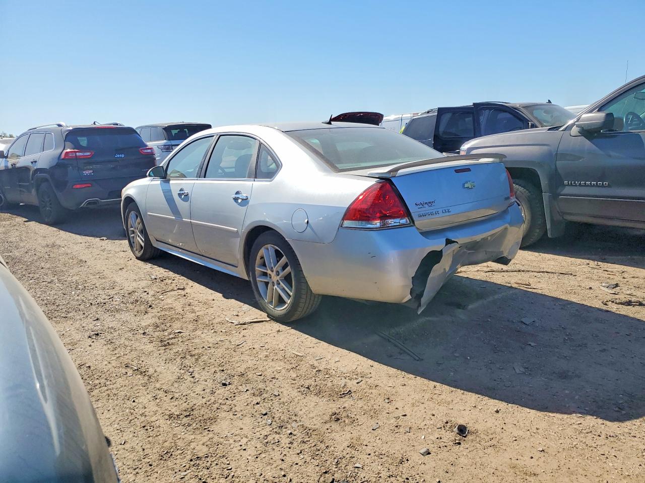 2012 Chevrolet Impala Ltz Silver vin: 2G1WC5E36C1113017