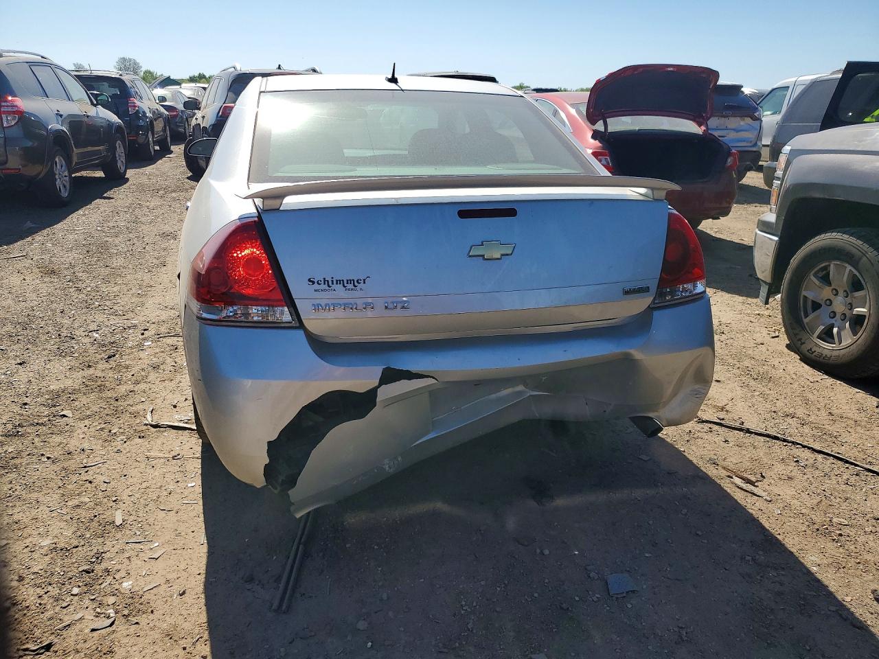 2012 Chevrolet Impala Ltz Silver vin: 2G1WC5E36C1113017