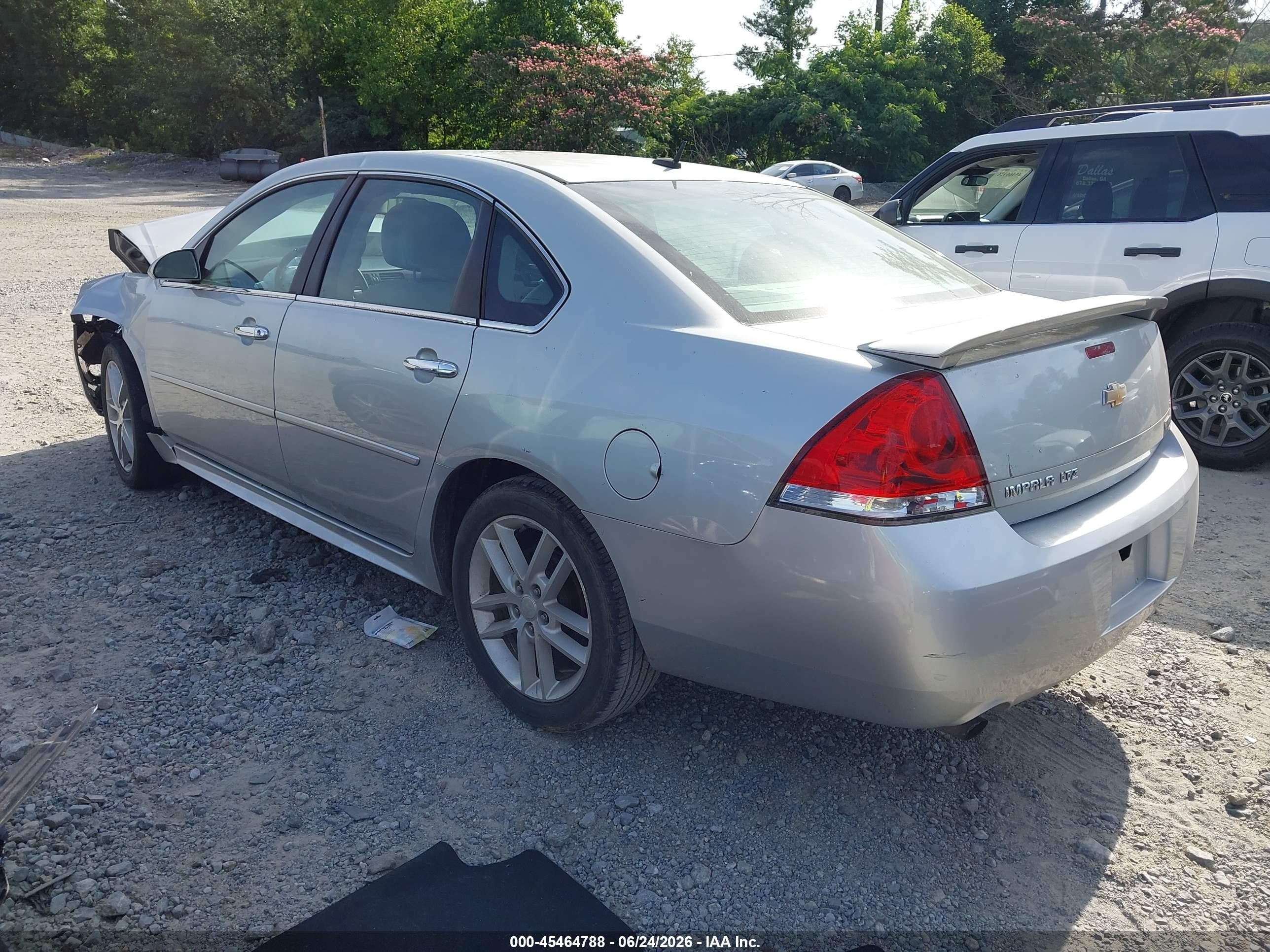 2012 Chevrolet Impala Ltz Silver vin: 2G1WC5E36C1183486