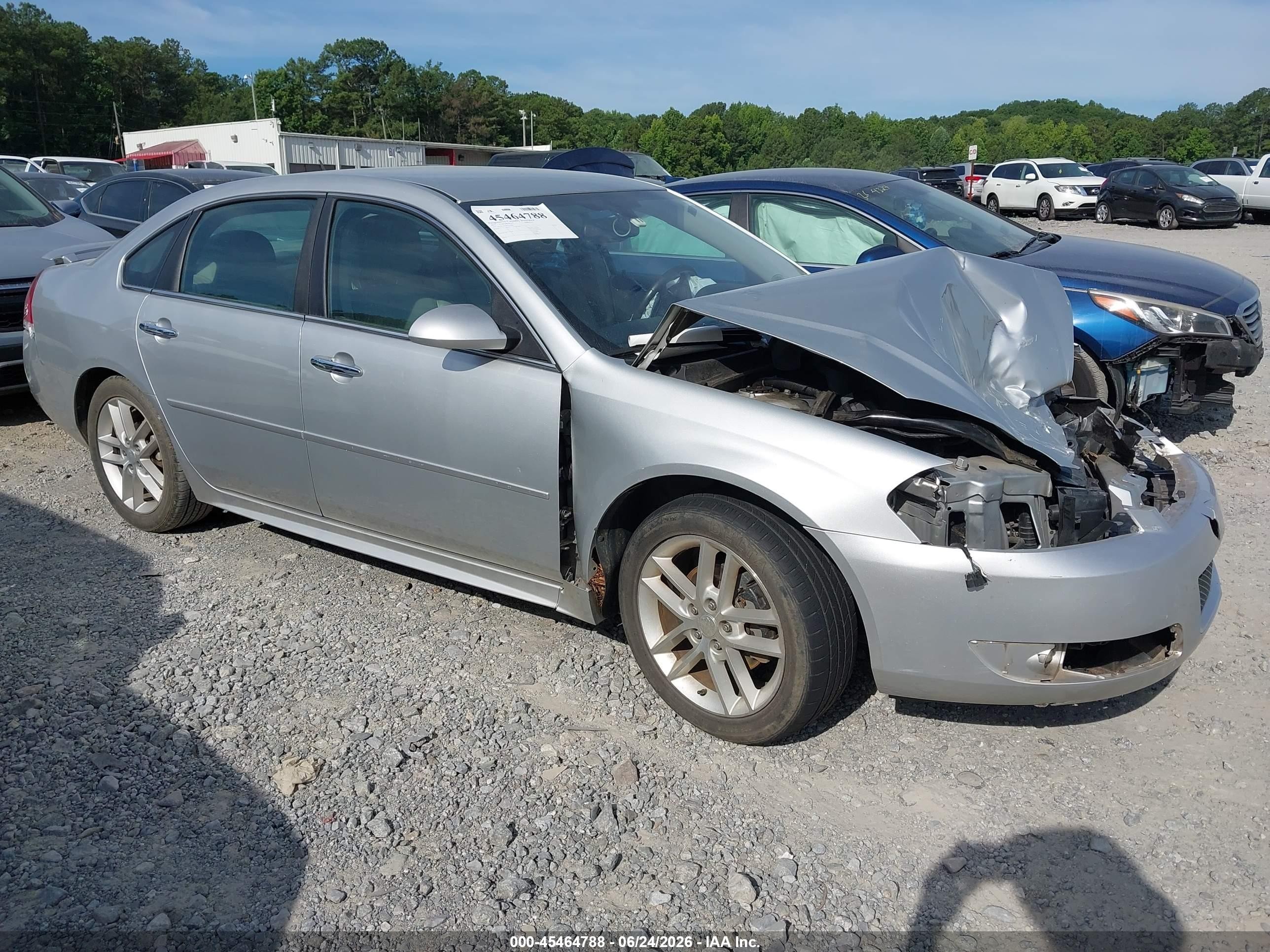 2012 Chevrolet Impala Ltz Silver vin: 2G1WC5E36C1183486