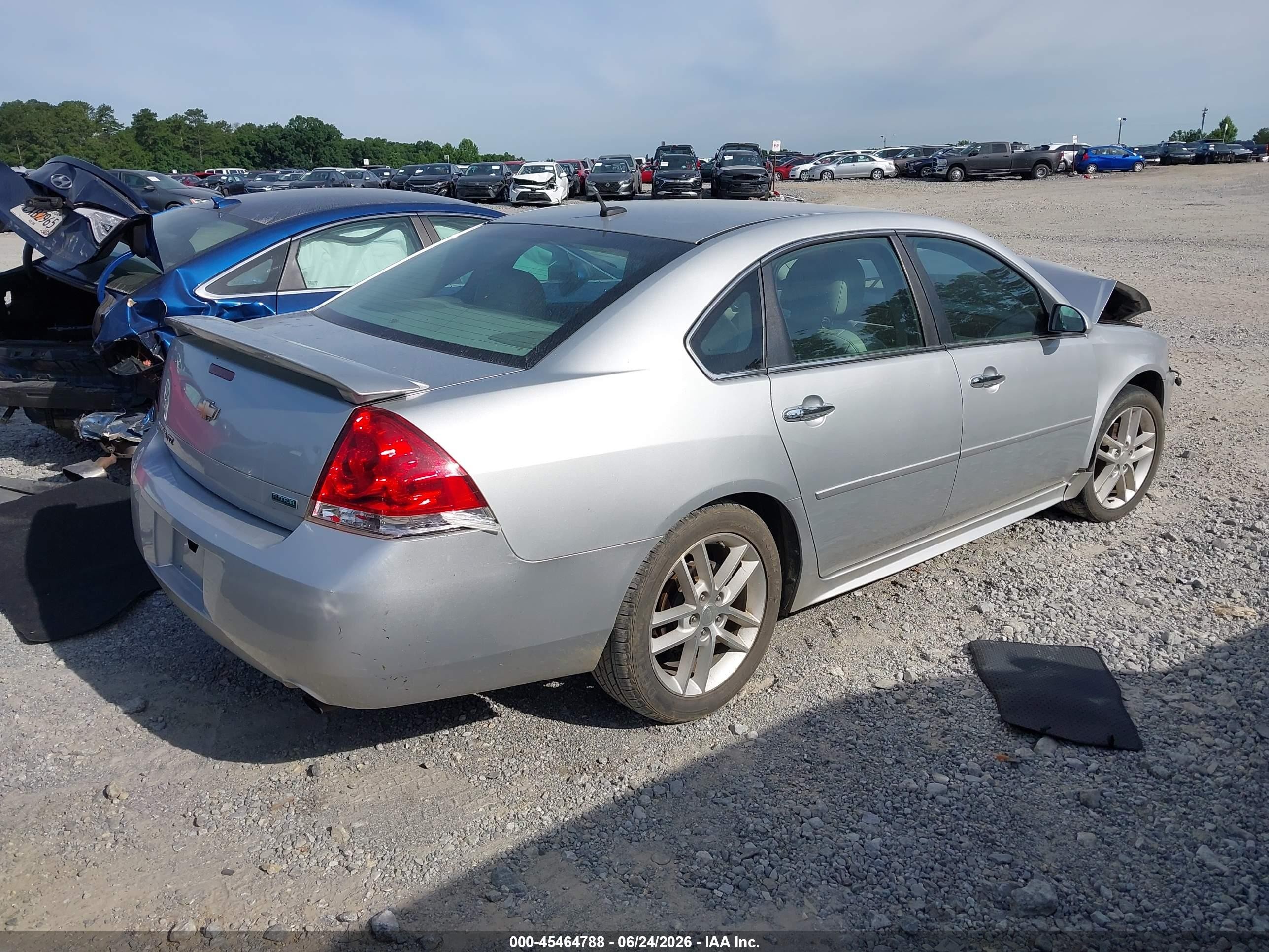 2012 Chevrolet Impala Ltz Silver vin: 2G1WC5E36C1183486