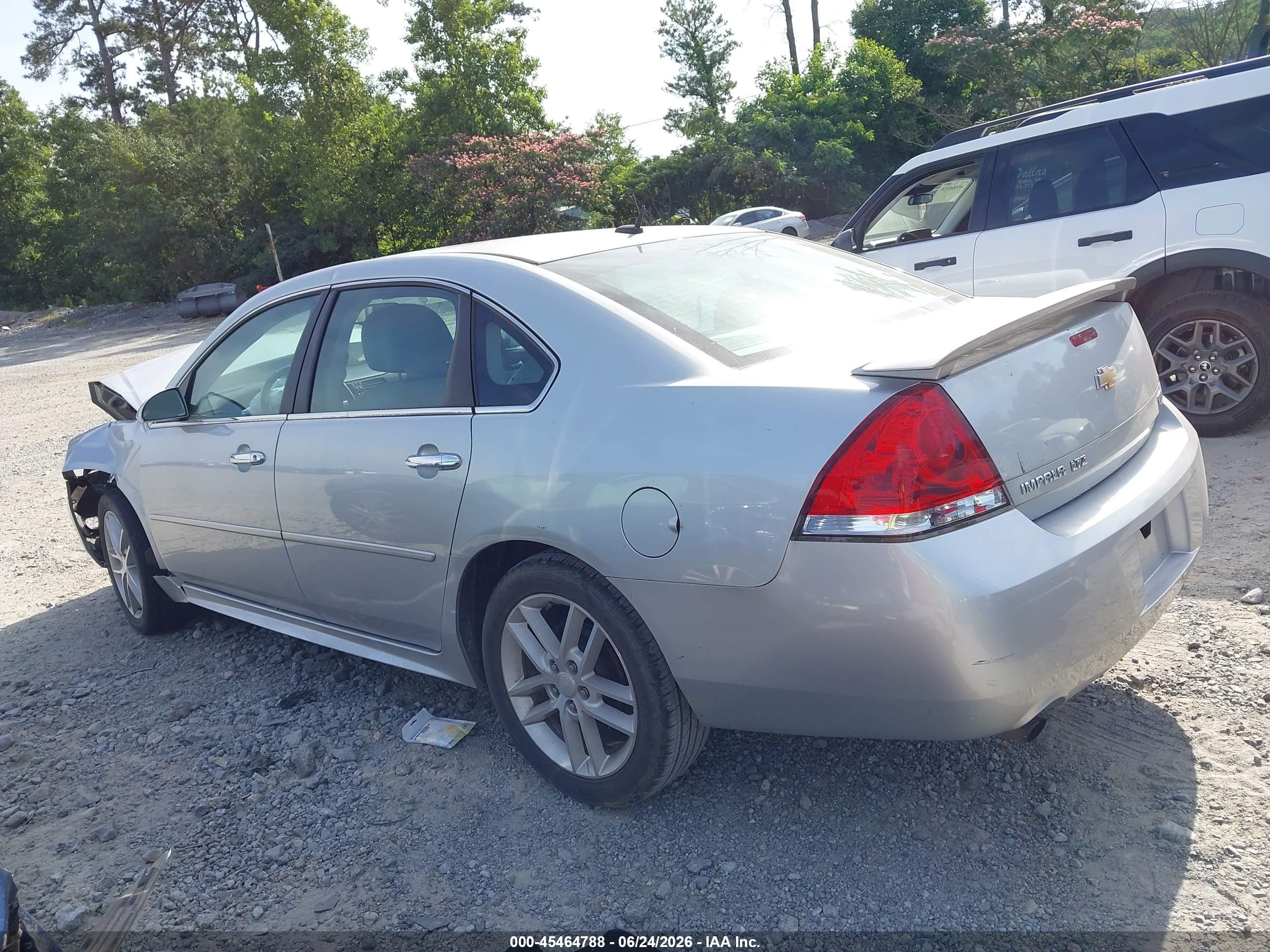 2012 Chevrolet Impala Ltz Silver vin: 2G1WC5E36C1183486