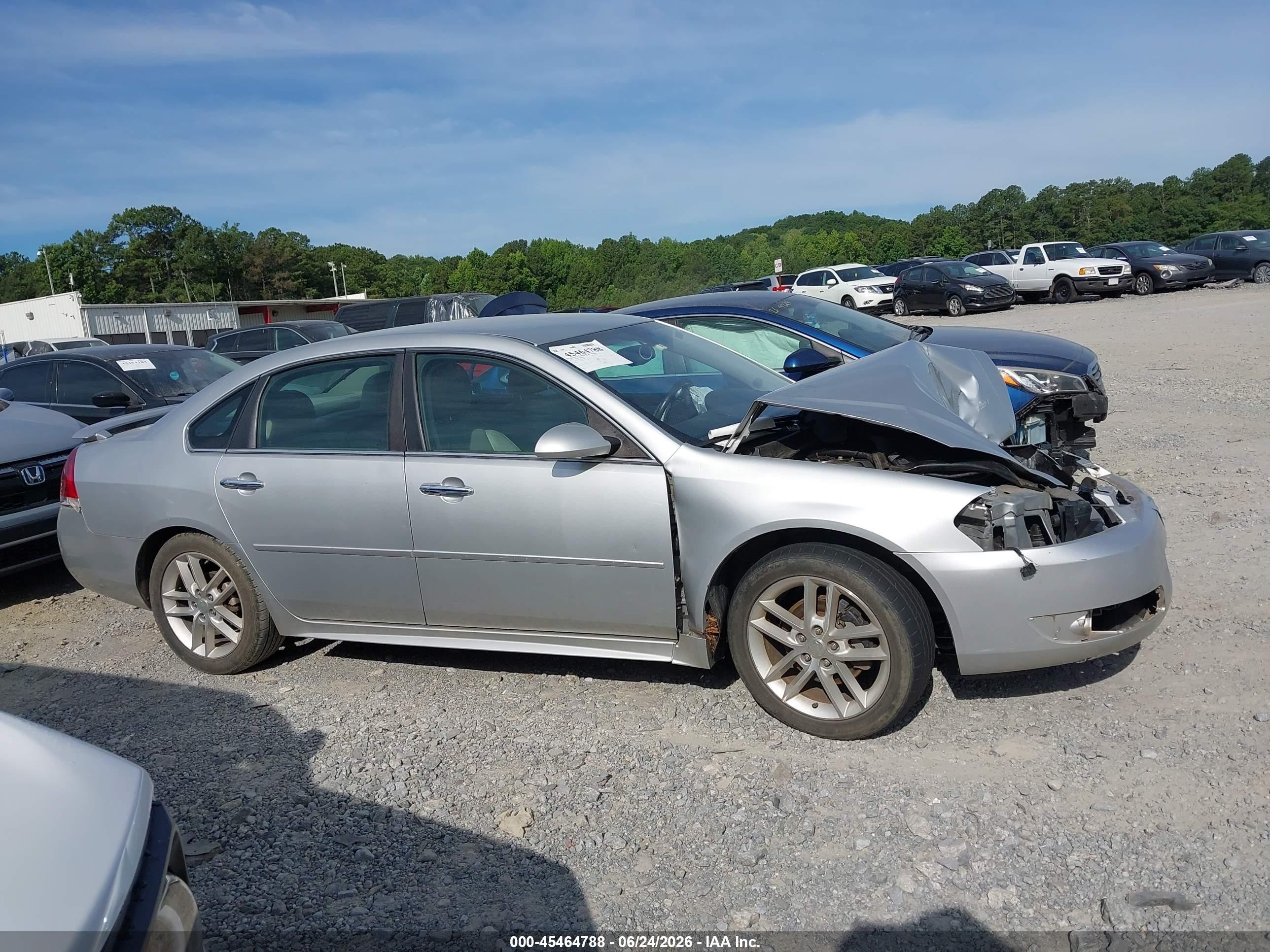 2012 Chevrolet Impala Ltz Silver vin: 2G1WC5E36C1183486