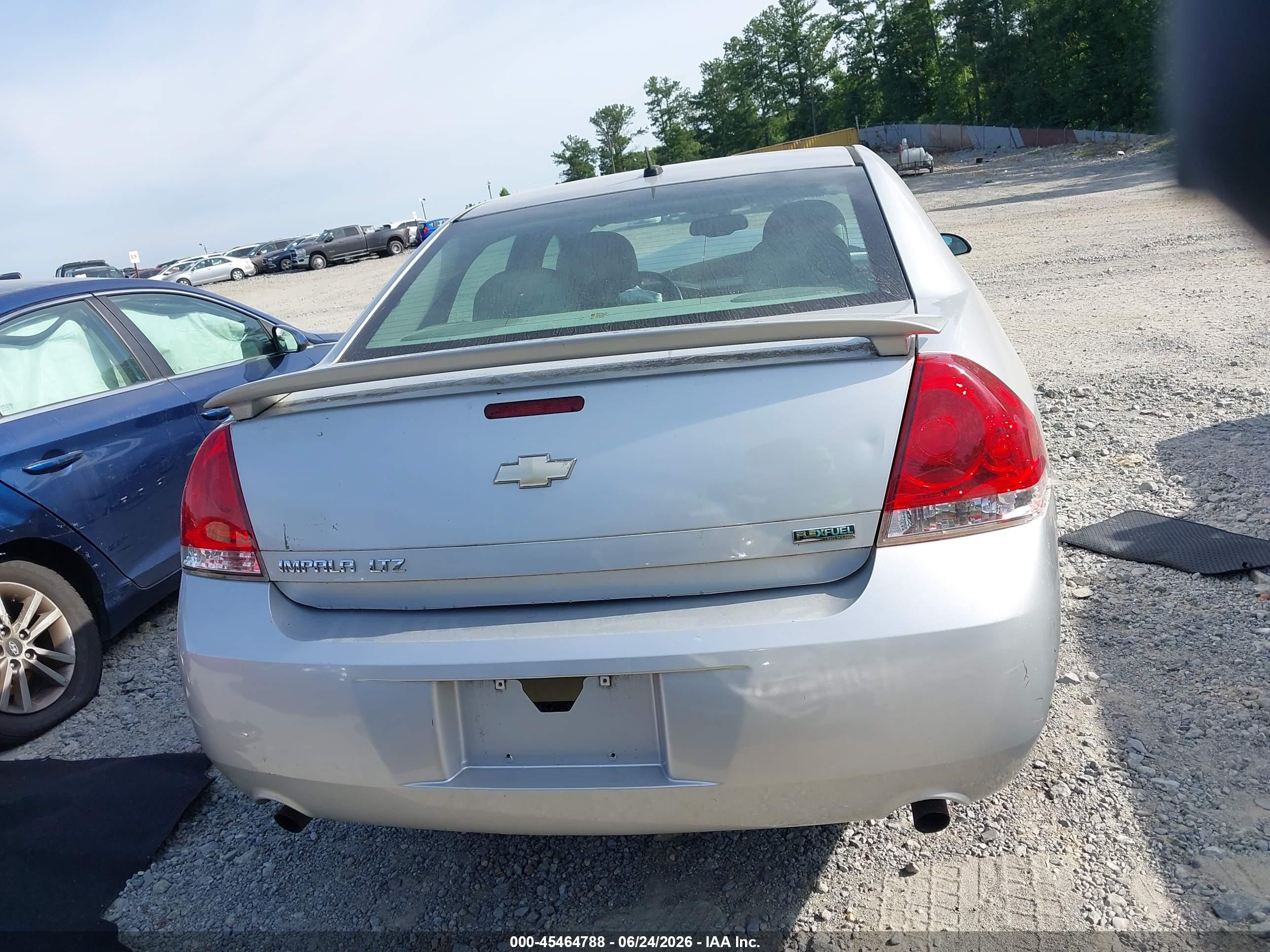2012 Chevrolet Impala Ltz Silver vin: 2G1WC5E36C1183486
