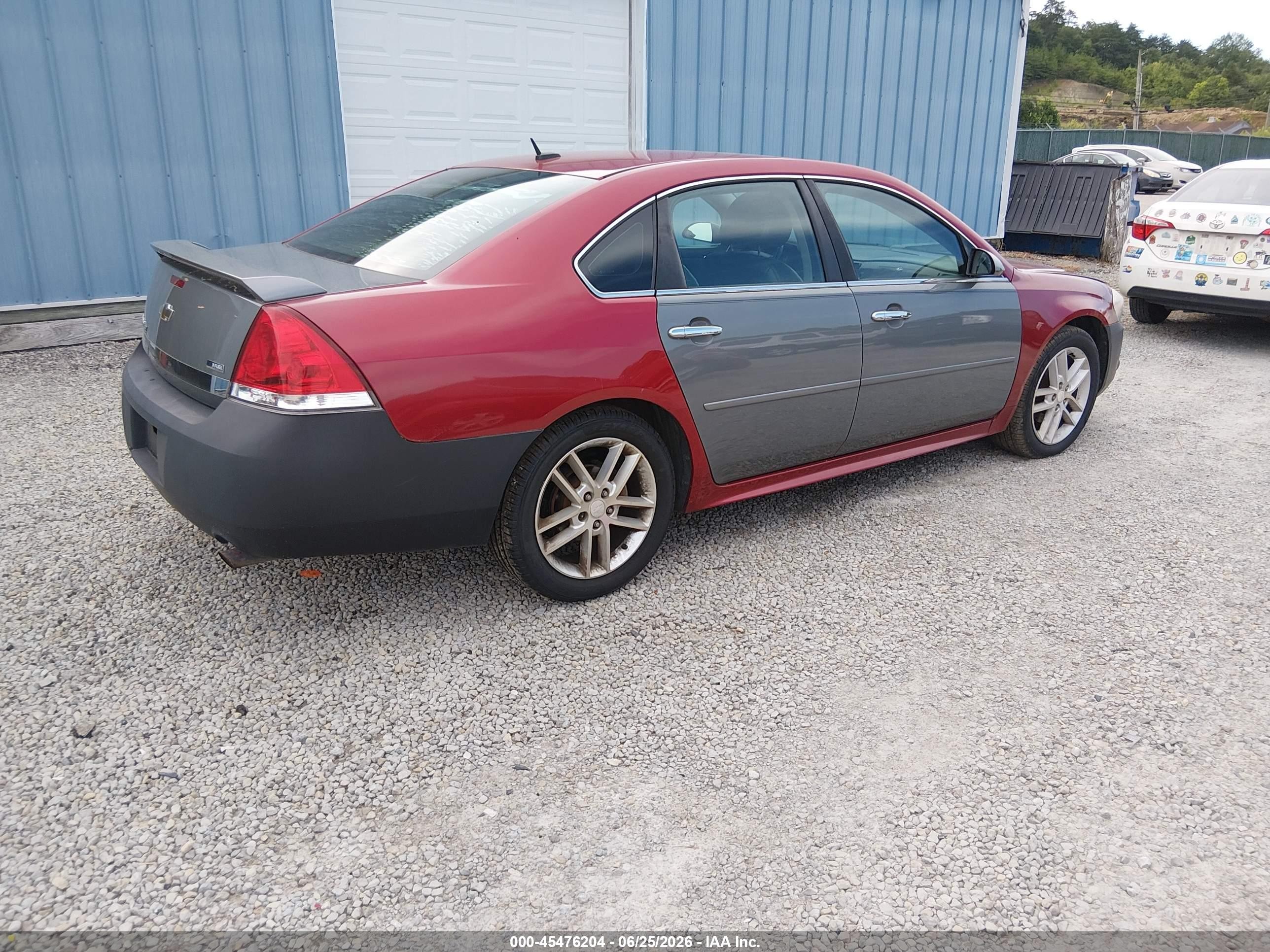 2012 Chevrolet Impala Ltz Red vin: 2G1WC5E36C1285208