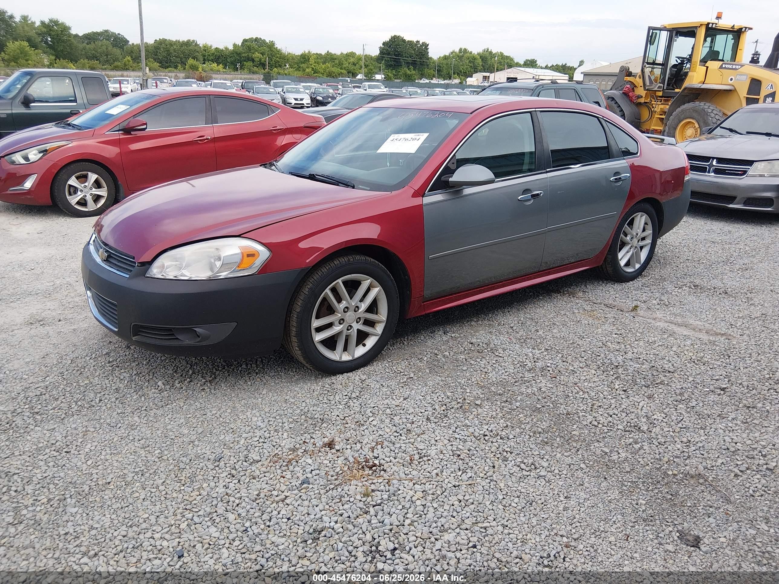2012 Chevrolet Impala Ltz Red vin: 2G1WC5E36C1285208