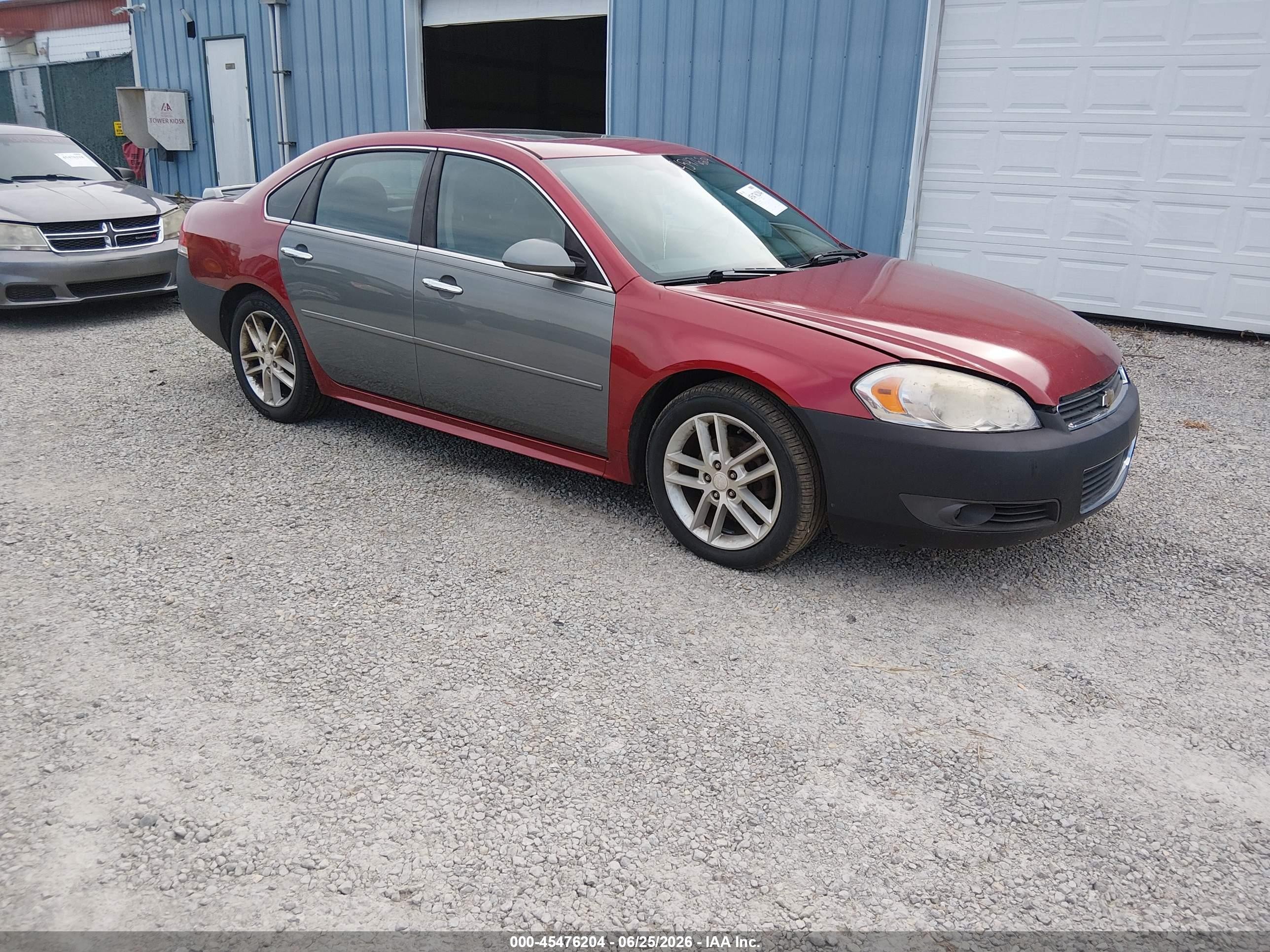 2012 Chevrolet Impala Ltz Red vin: 2G1WC5E36C1285208